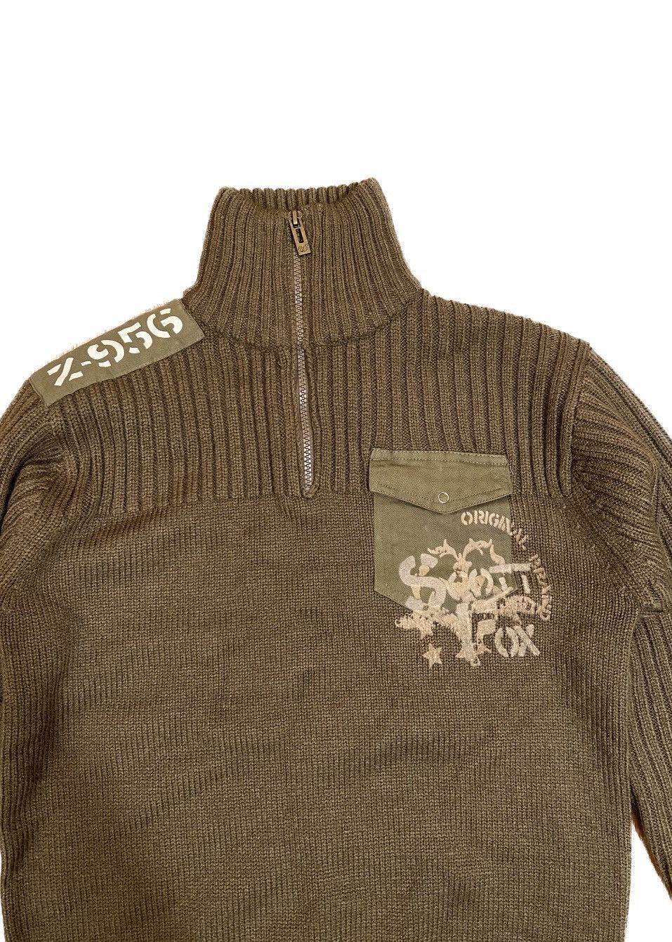 Japanese Brand × Le Grande Bleu (L.G.B.) × Vintage Vintage utility zip-up turtleneck fleece sweater. Size US S / EU 44-46 / 1 - 2 Thumbnail