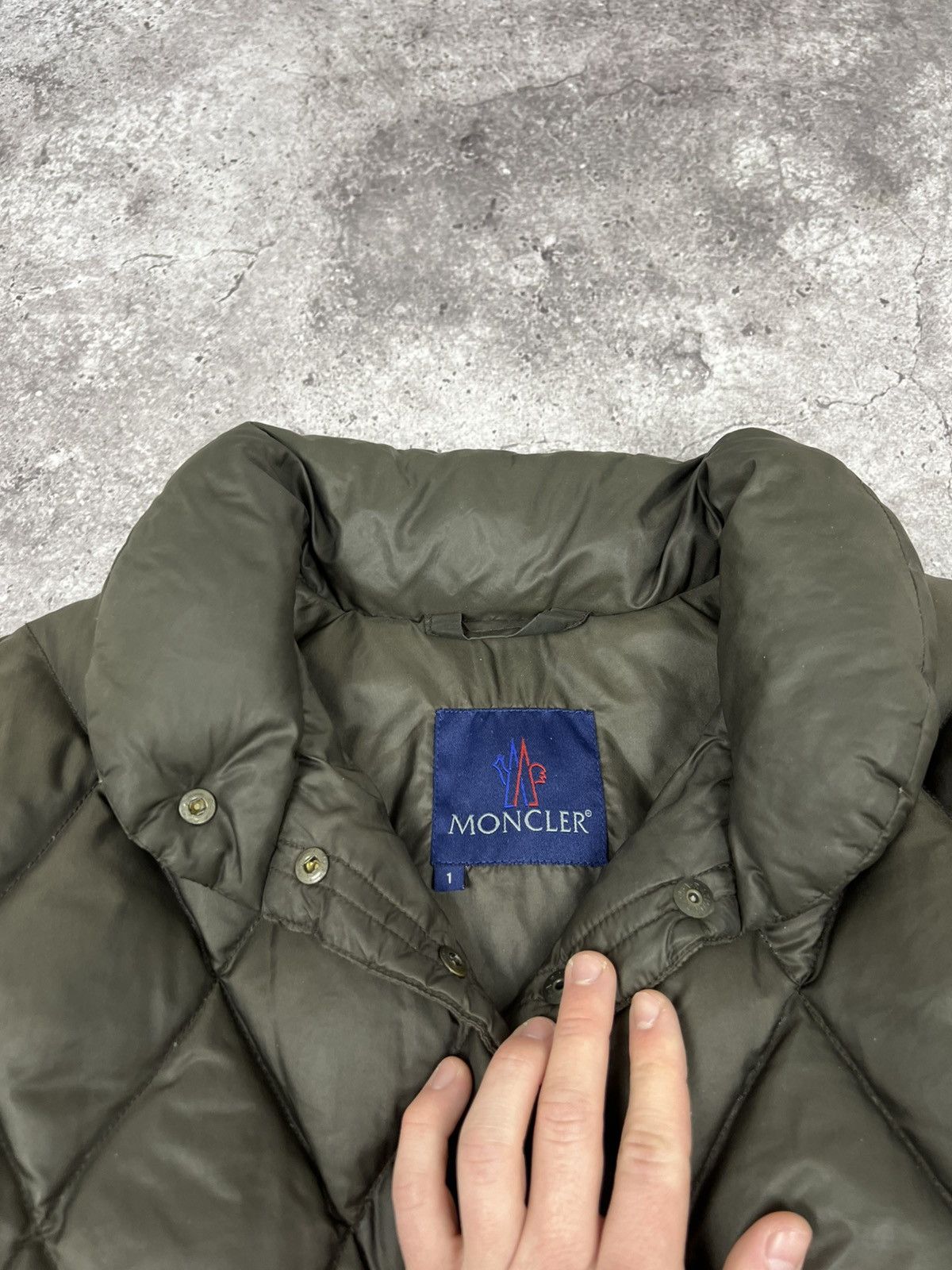 Moncler Vintage Moncler Down Quilted Jacket Button Size L / US 10 / IT 46 - 9 Thumbnail
