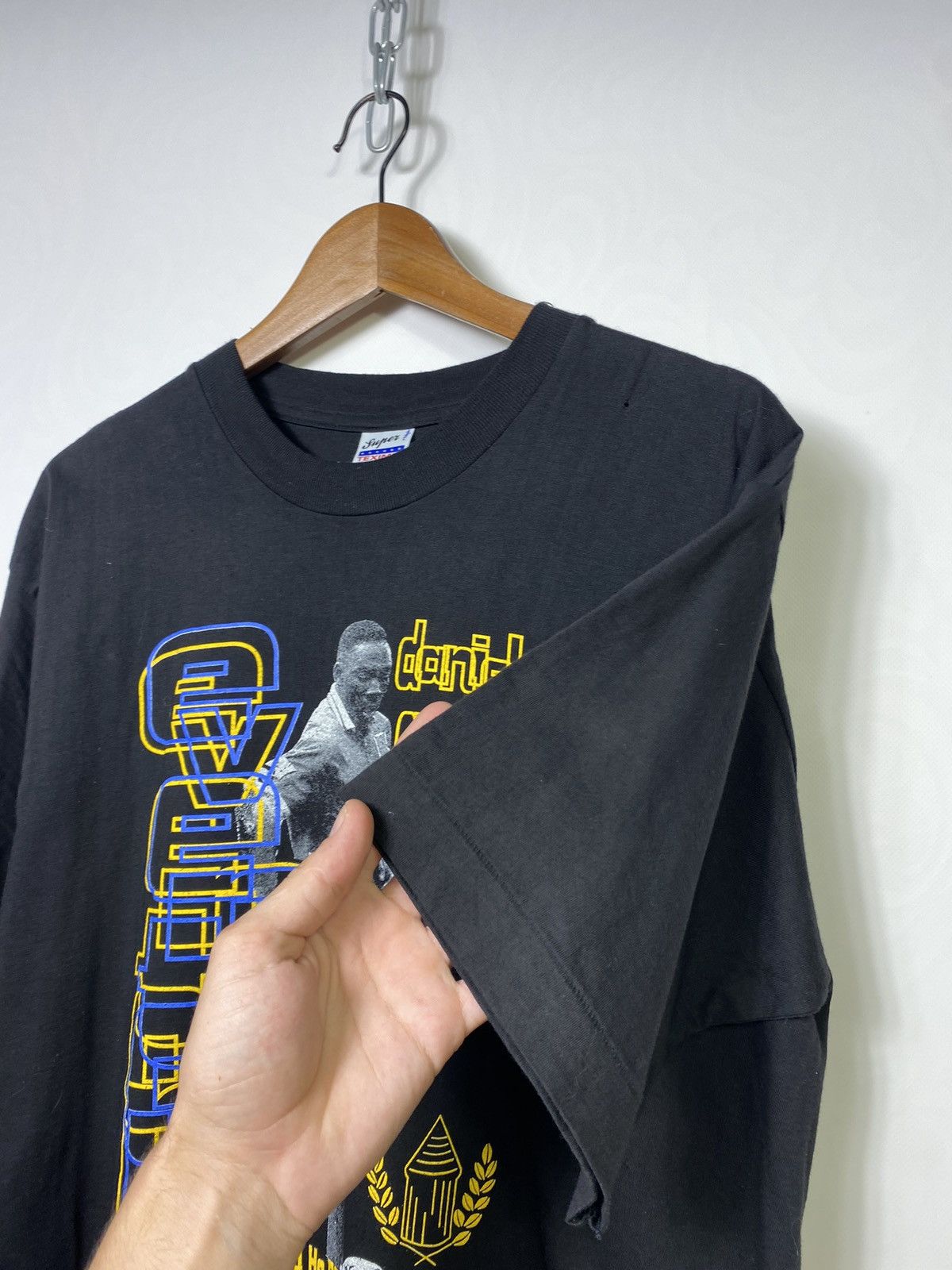 Other Rare 90s Single Stitch #11 Daniel Amocachi Everton T-shirt Size US L / EU 52-54 / 3 - 6 Thumbnail