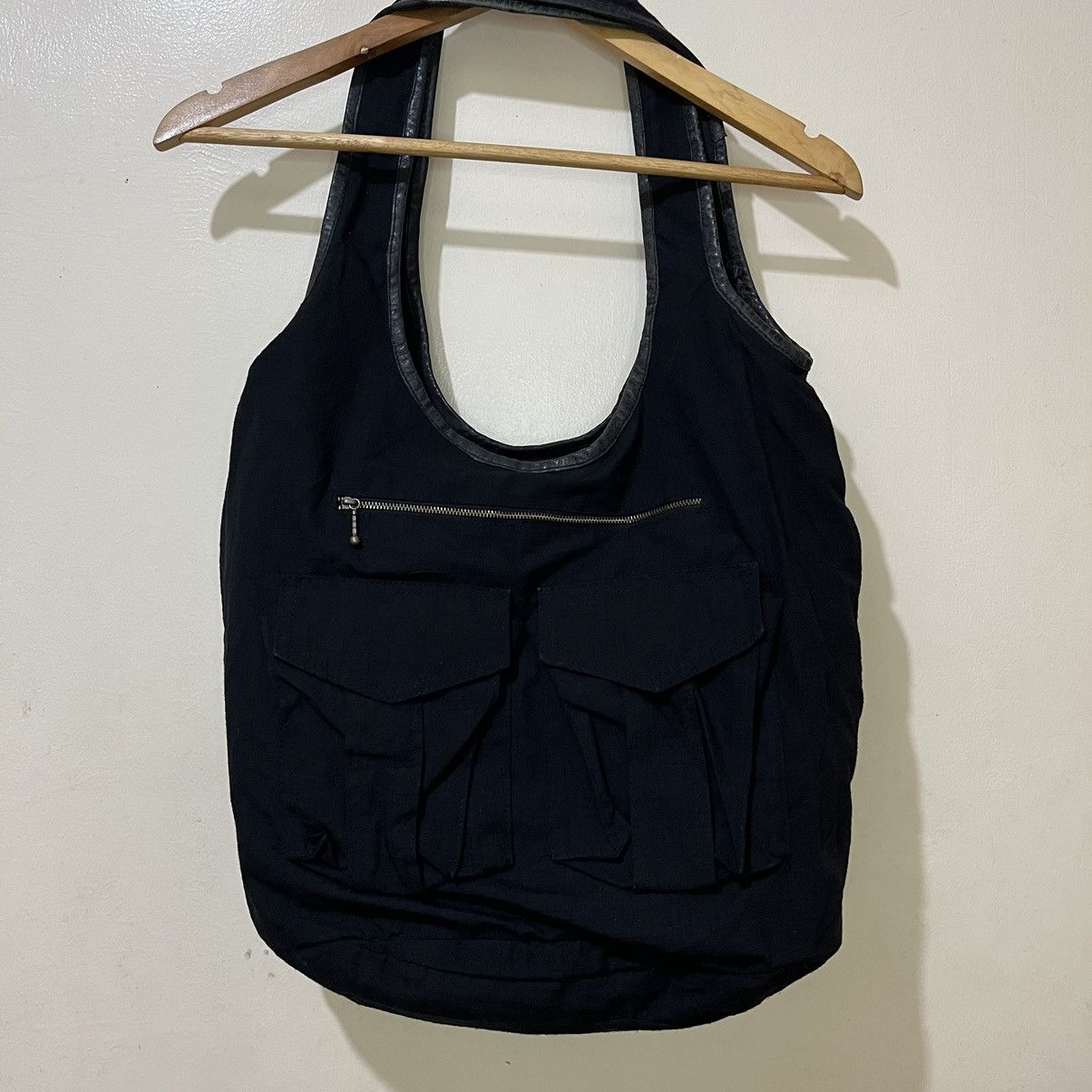 KMRii Archive KMRii Leather Cotton Reversible Tote Bag Size ONE SIZE - 20 Thumbnail