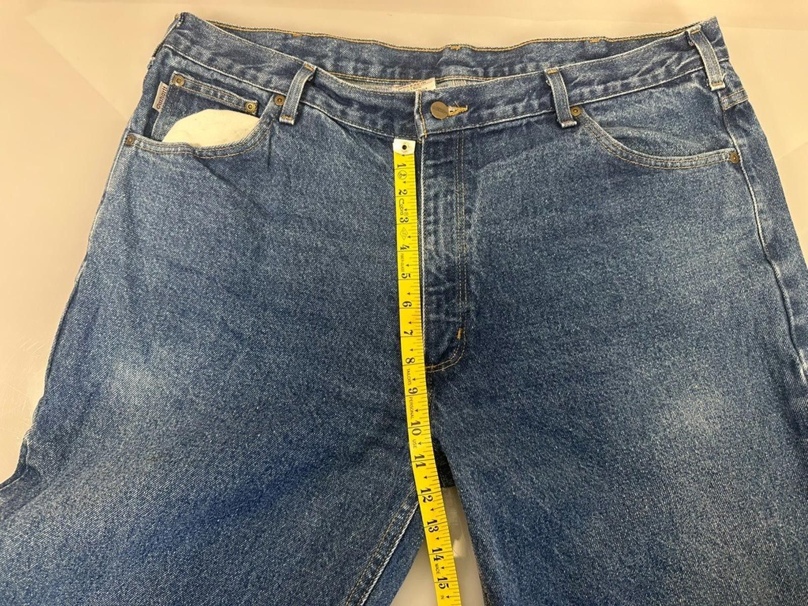 Carhartt Carhartt Men's 42/30 Vintage Relaxed Fit Blue Jeans Size US 42 / EU 58 - 6 Thumbnail
