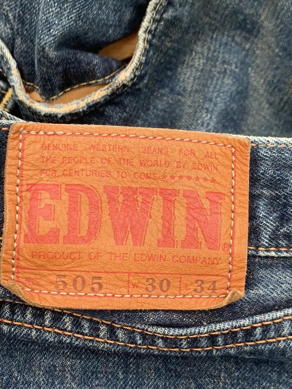 Edwin EDWIN 505 SELVEDGE & RUSTY DENIM. Size US 30 / EU 46 - 7 Thumbnail