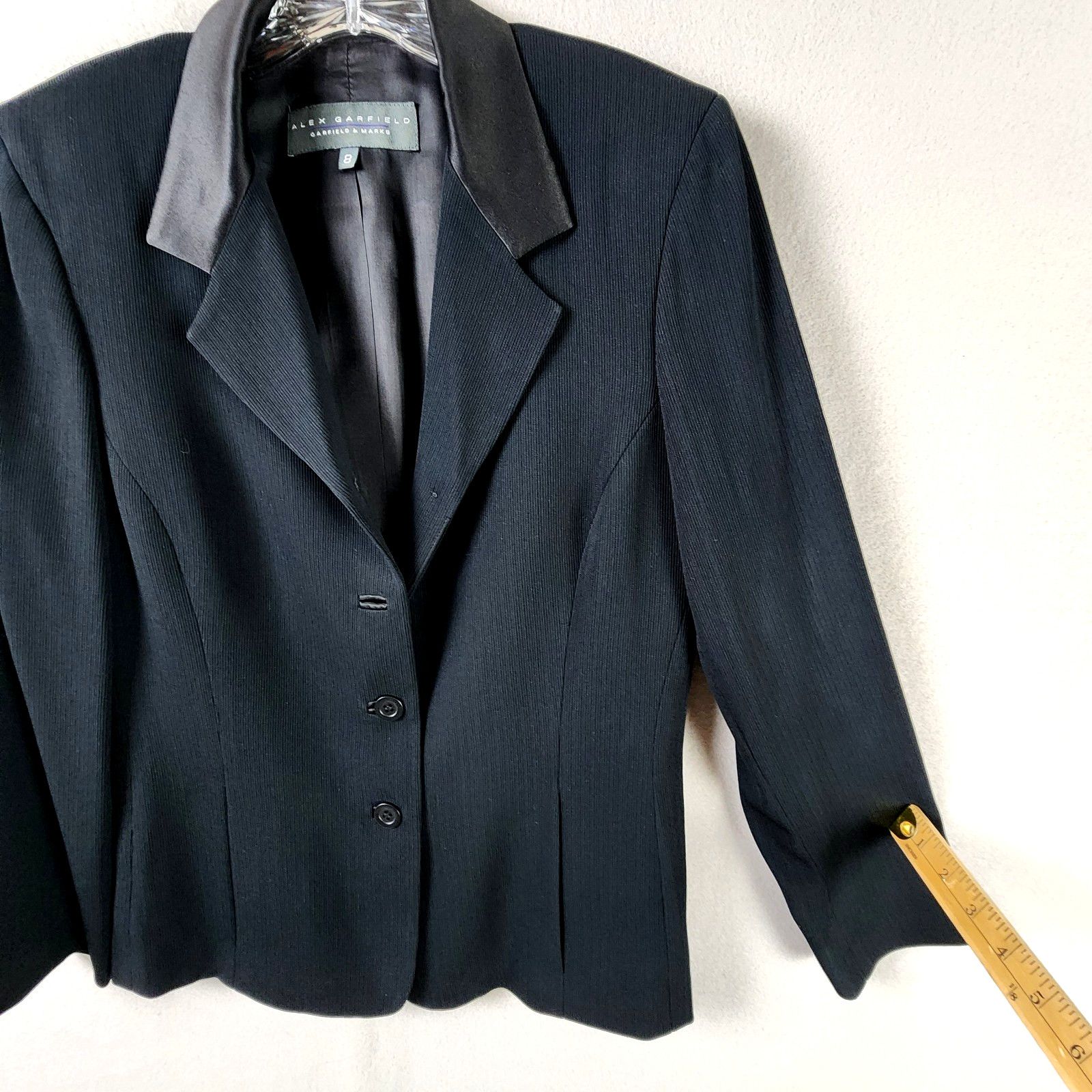 Other Garfield & Marx Buttoned Jacket Women's Sz 8 Black Corduroy Size M / US 6-8 / IT 42-44 - 6 Thumbnail