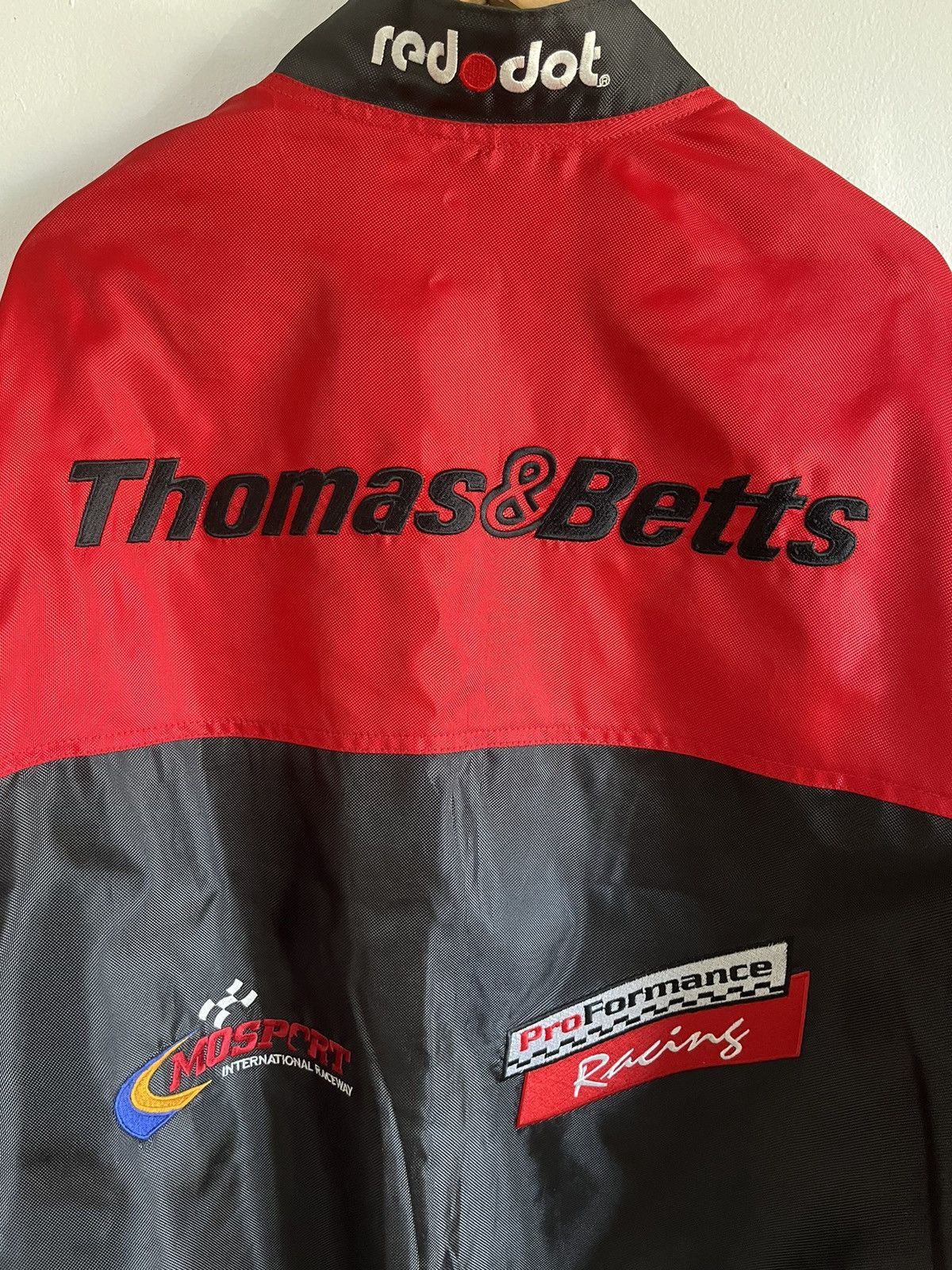 Vintage Vintage Y2K Saxon Racing Moto Patched Nylon Jacket Size US XL / EU 56 / 4 - 11 Thumbnail