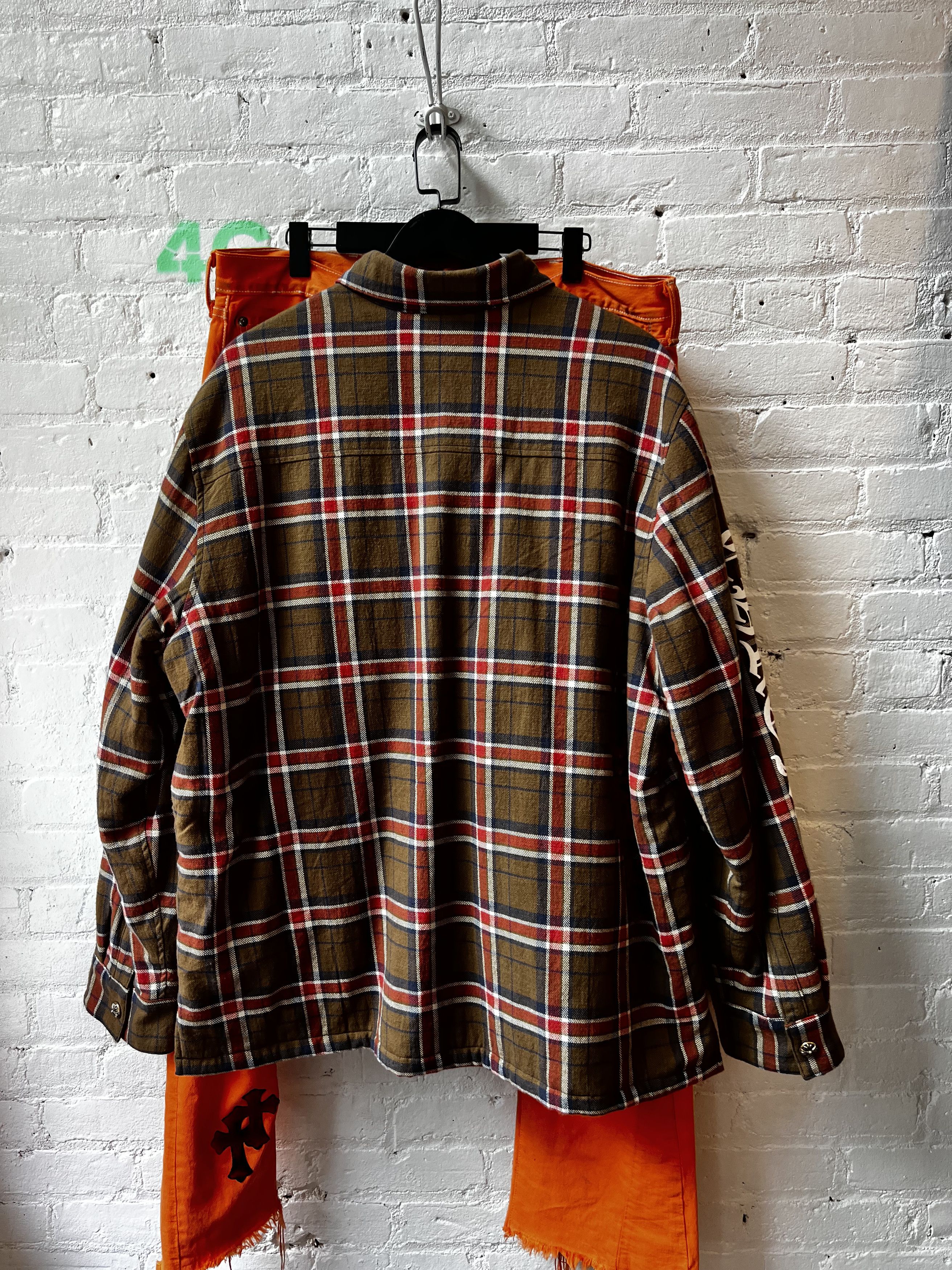 Chrome Hearts Chrome Hearts Flannel XXL Jacket 4G SELLER Size US XXL / EU 58 / 5 - 10 Thumbnail
