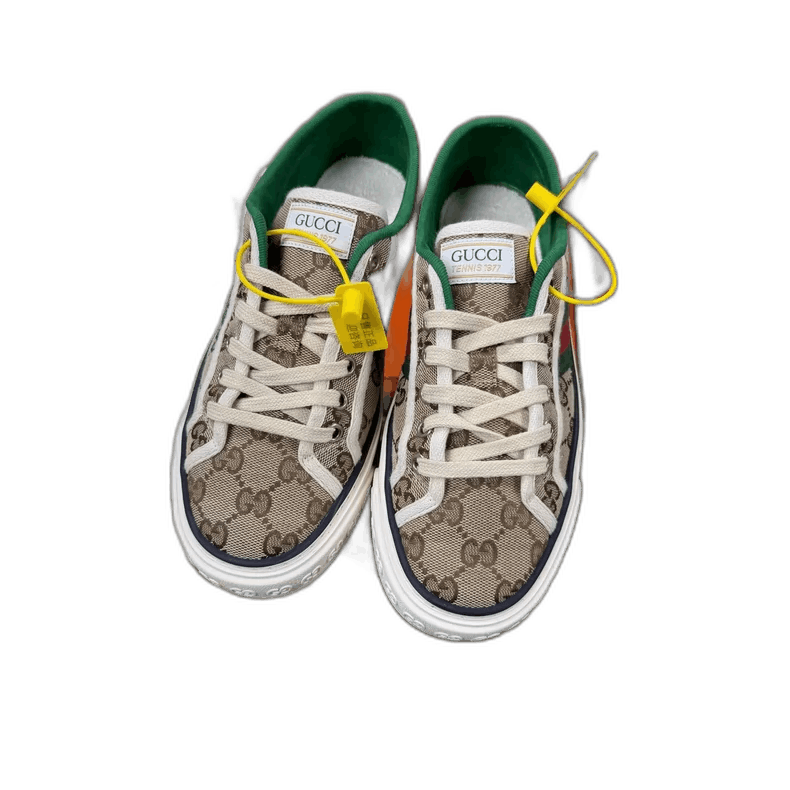 Gucci Gucci 1977 Logo Sneakers Size 36 Size US 6 / IT 36 - 1 Thumbnail