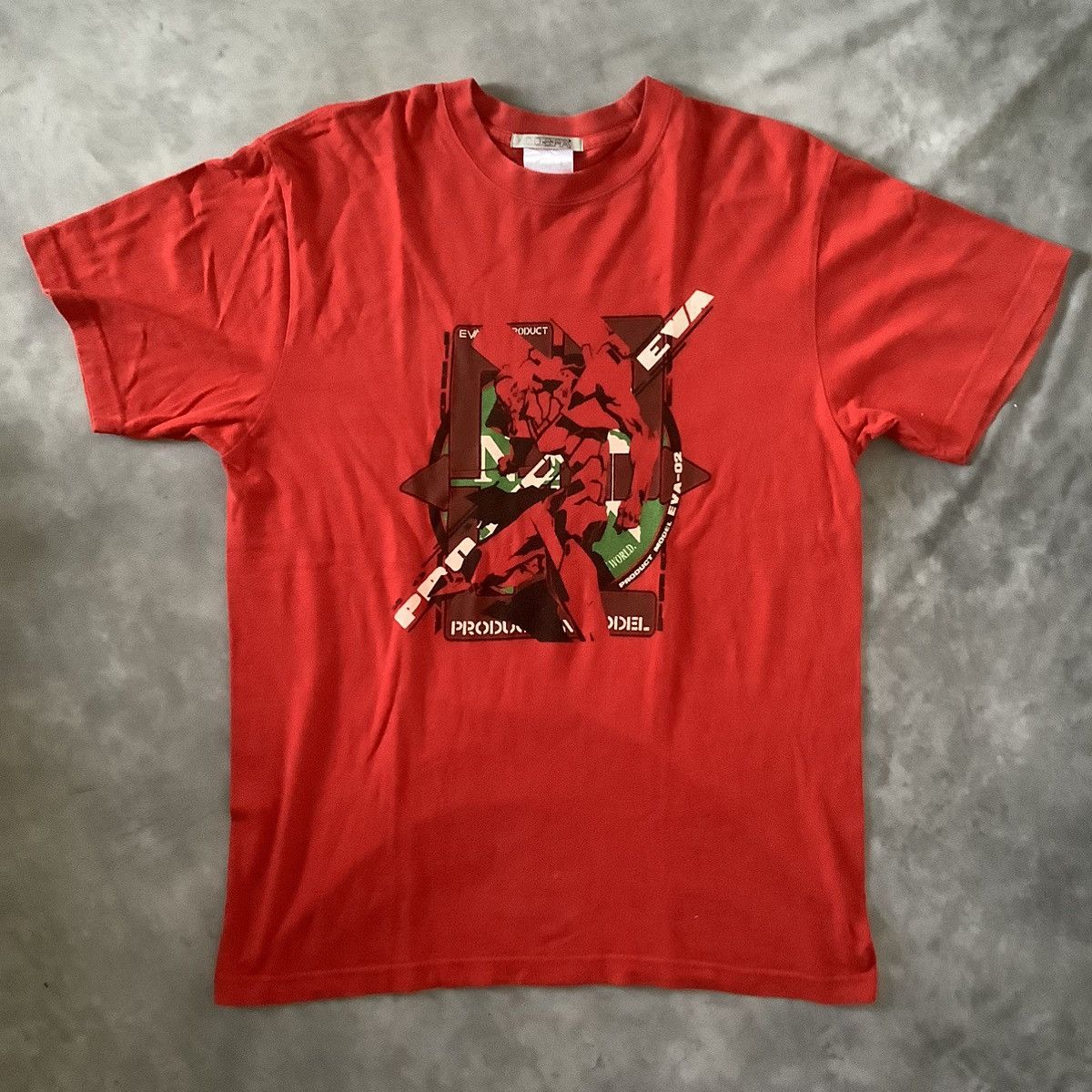 Vintage Anime Tee Evangelion Hasuka Unit 02