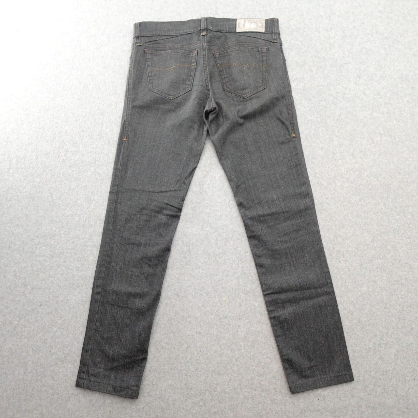Diesel Diesel Womens Jeans Skinny Stretch Low Waist Gray Sz 26 Size 26" / US 2 / IT 38 - 2 Thumbnail
