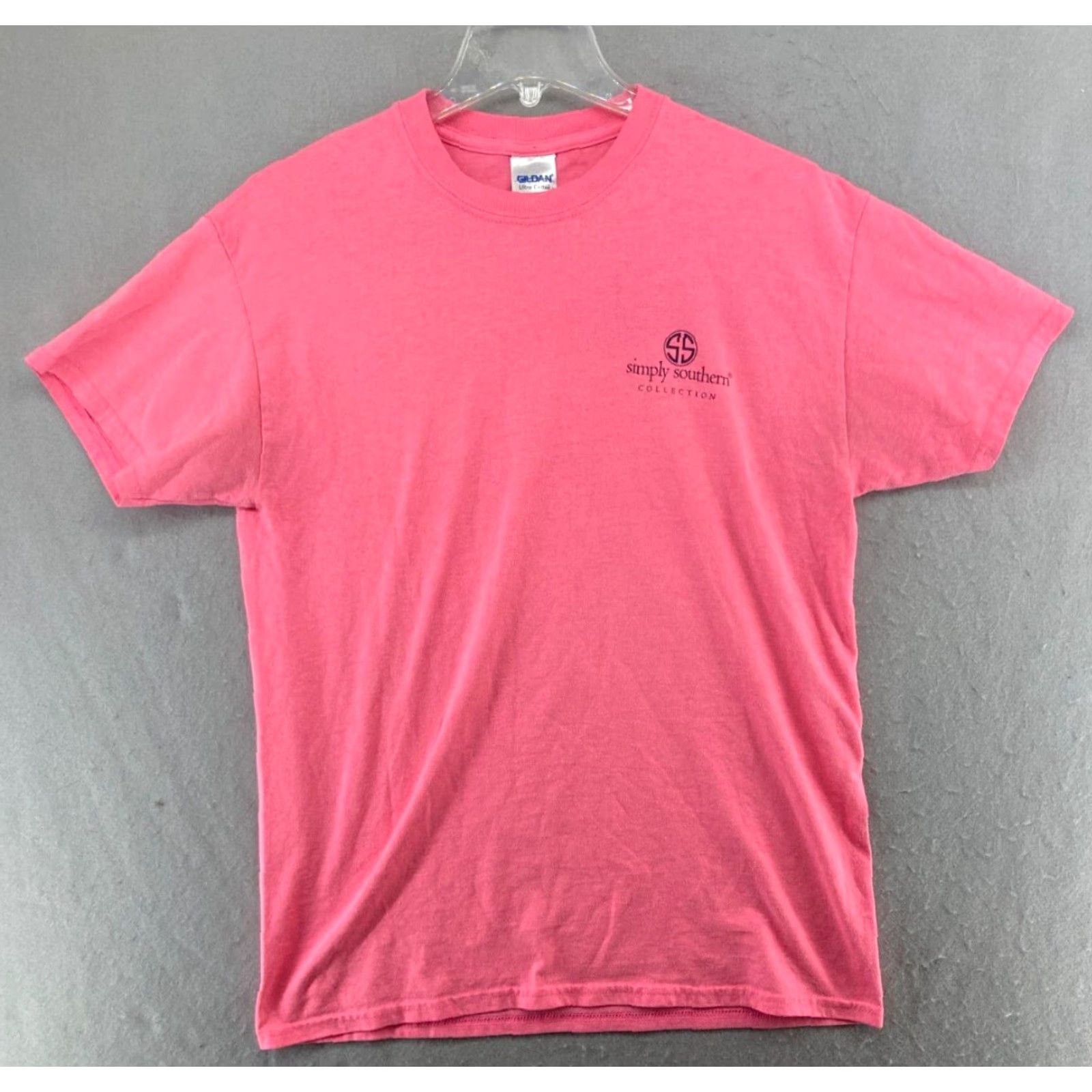 Vintage Simply Southern T Shirt Womens M Pink Solid Preppy Elements of the Prep Life Womens Size M / US 6-8 / IT 42-44 - 2 Thumbnail