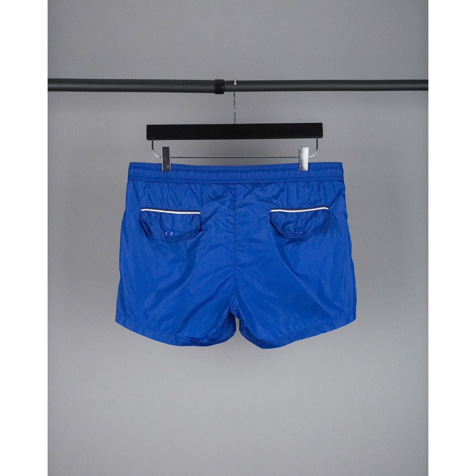 Moncler Moncler classic logo light blue nylon swim shorts Size US 34 / EU 50 - 5 Thumbnail