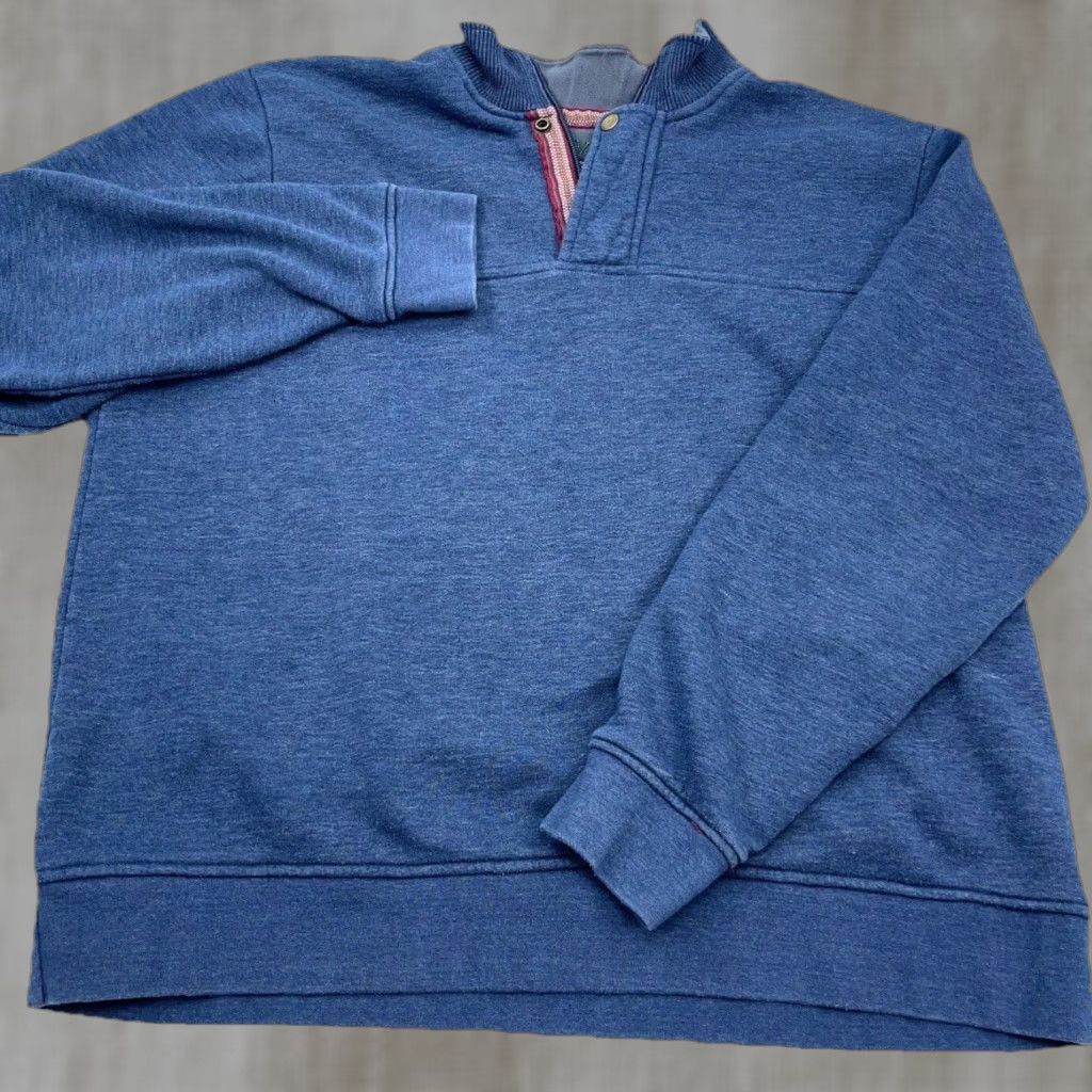 Orvis Orvis Sweater Men XL Blue Pullover 1/4 Zip Knit Crewneck Zipper Embroidered Logo Classic Preppy American Modern Size US XL / EU 56 / 4 - 1 Thumbnail