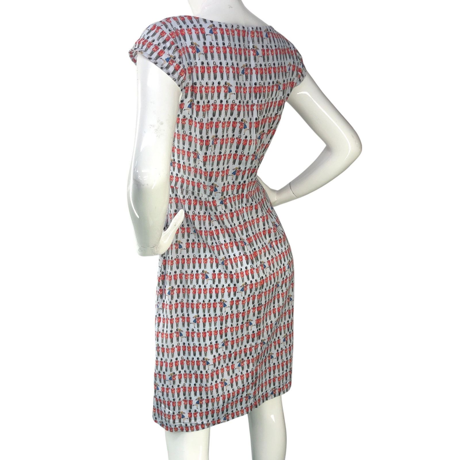 Savile Row The Savile Row Company Sz 2 Dress Royal Guard Novelty Print Size XS / US 0-2 / IT 36-38 - 6 Thumbnail