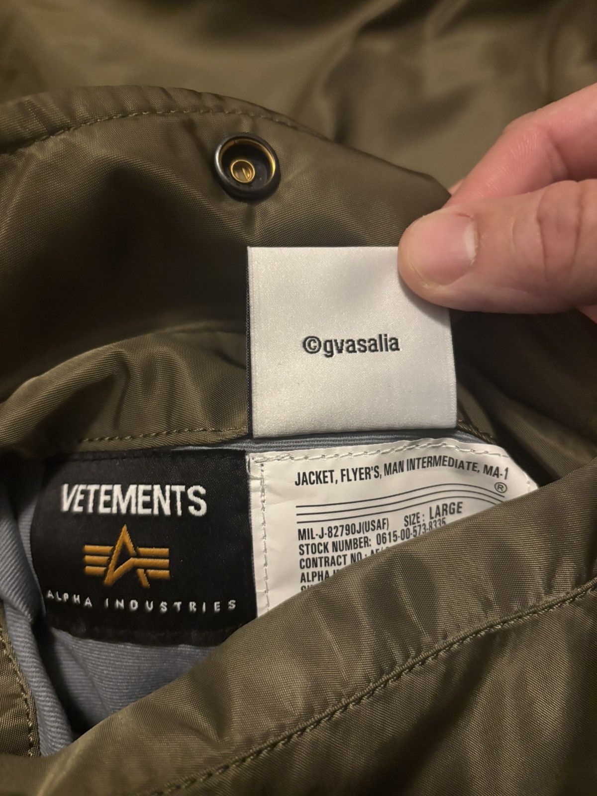 Vetements VETEMENTS REVERSIBLE SPLIT BOMBER Size US L / EU 52-54 / 3 - 18 Thumbnail