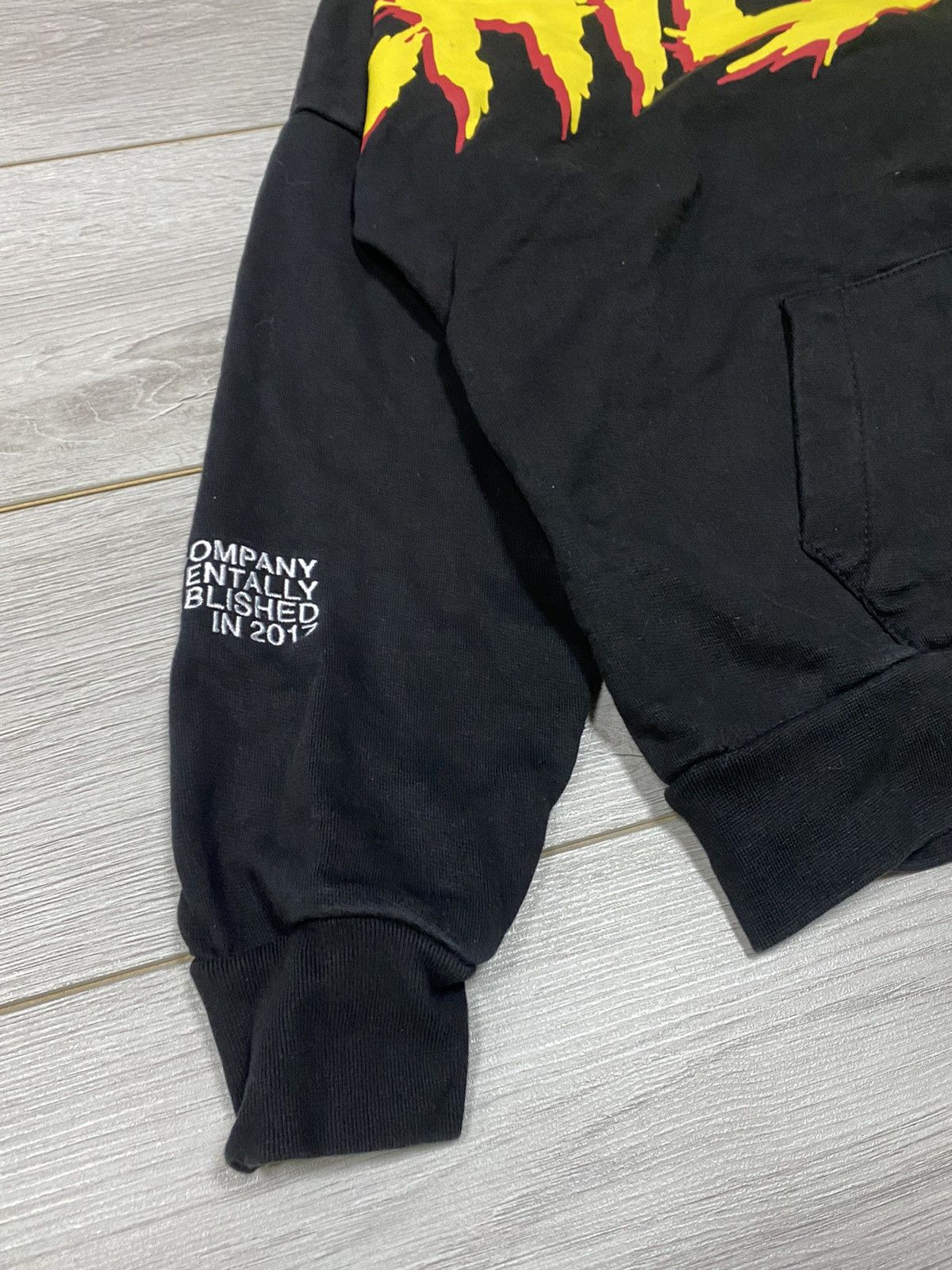 Other Childish 🔥 overprint vintage big logo hoodie fire flame car Size US M / EU 48-50 / 2 - 8 Thumbnail