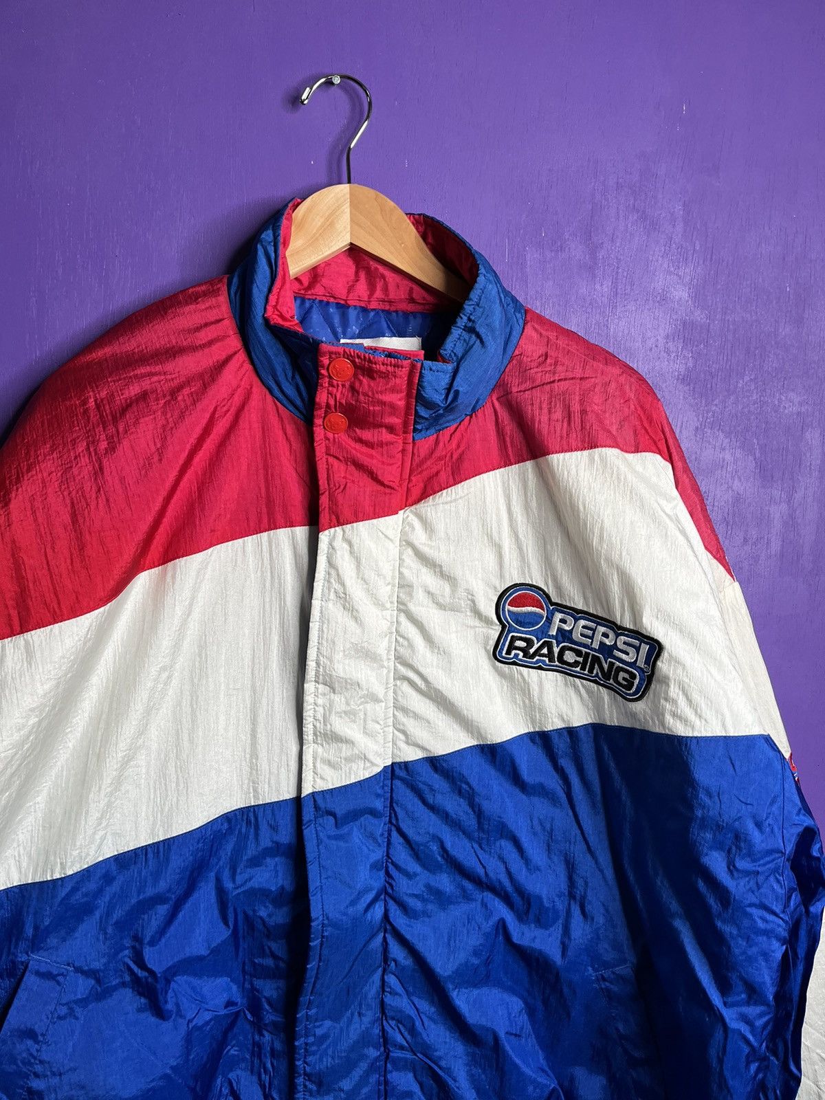 NASCAR × Vintage Vintage 90s NASCAR Pepsi racing puffer jacket Size US XXL / EU 58 / 5 - 3 Thumbnail