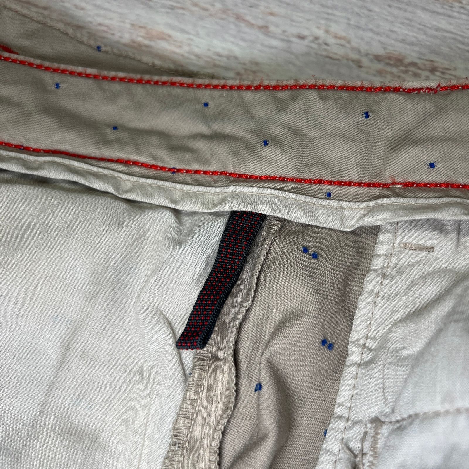 Other Baronio Sportive Slim Chino Khaki Micro Dot Size 30x28 Size US 30 / EU 46 - 16 Thumbnail