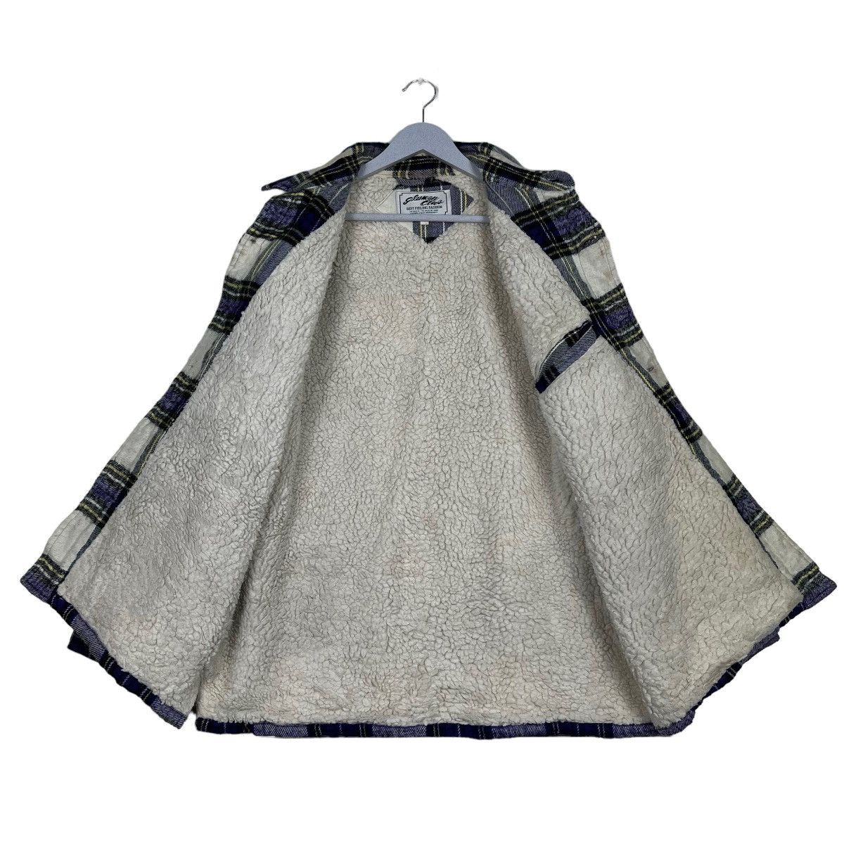 Hysteric Glamour 🔥 GLAMOUR CLUB PLAID CHECK SHERLING JACKET Size US M / EU 48-50 / 2 - 11 Thumbnail