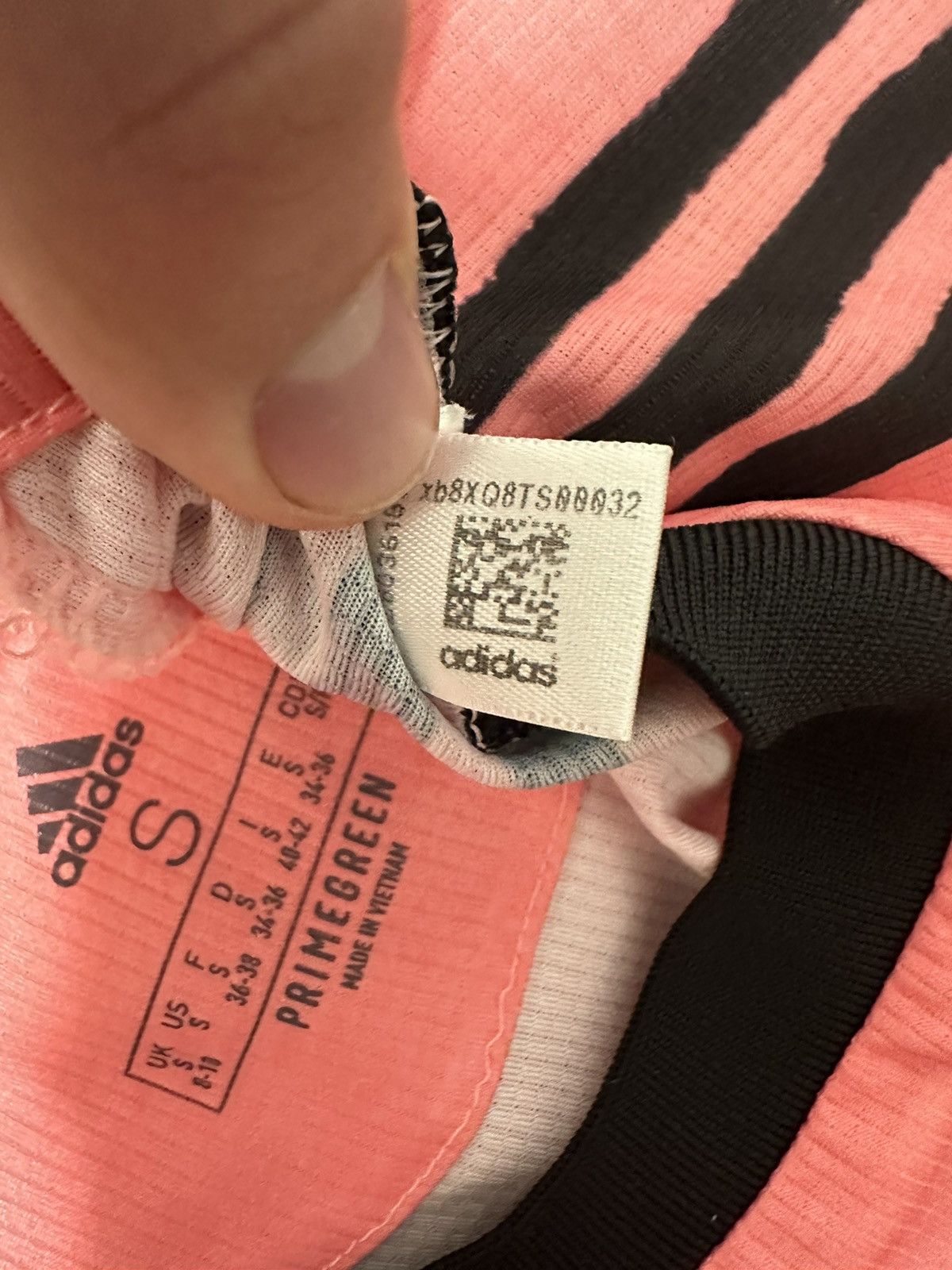 Adidas × Humanrace Adidas Juventus Human Race jersey pink (sizeS) Size US S / EU 44-46 / 1 - 7 Thumbnail