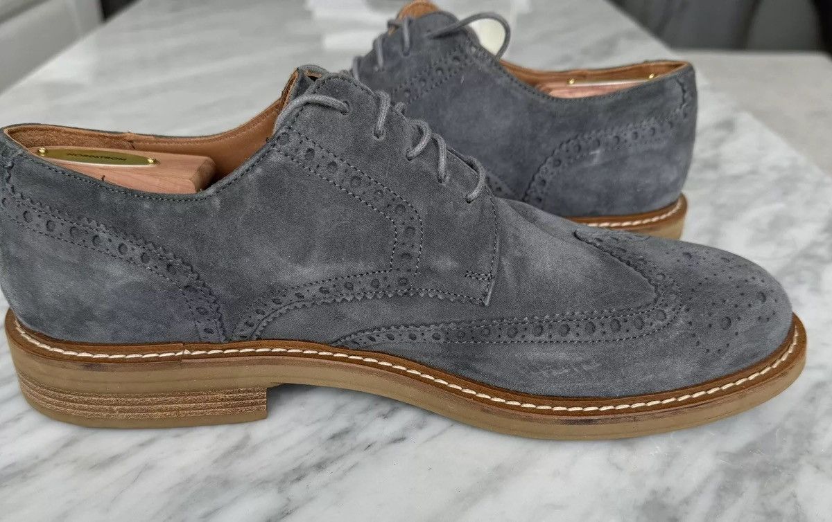 Thomas Dean Thomas Dean Suede Wingtips - Made In Italy - Size 10 / 43 Size US 10 / EU 43 - 6 Thumbnail