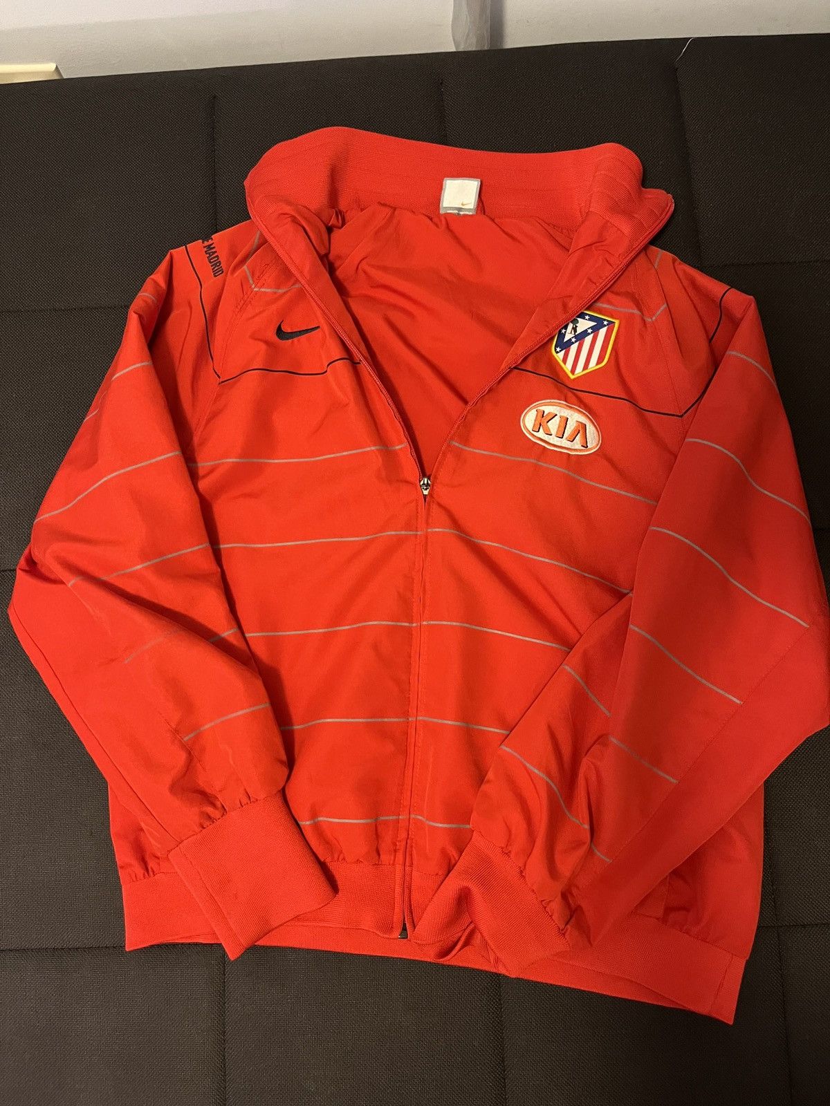 Nike × Vintage Nike vintage atlético de Madrid zip-up Size US M / EU 48-50 / 2 - 1 Thumbnail