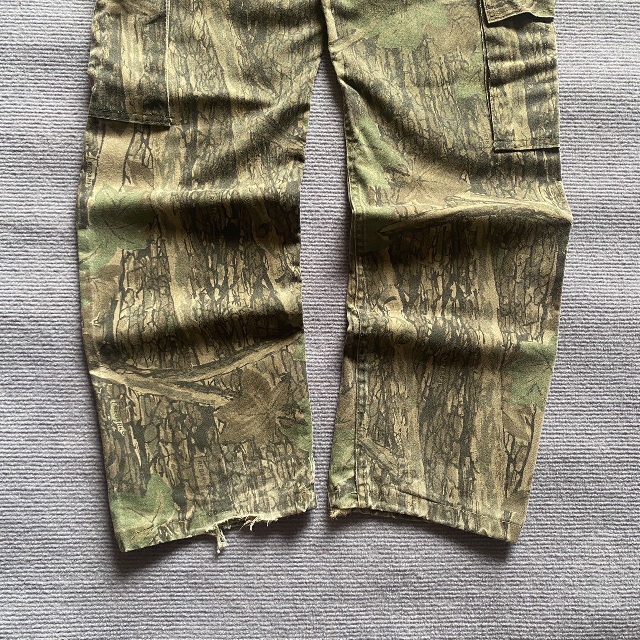 Carhartt × Realtree × Vintage (31x30) Crazy Vintage 90s Realtree Camo Pants Carhartt Style Size US 31 - 6 Thumbnail