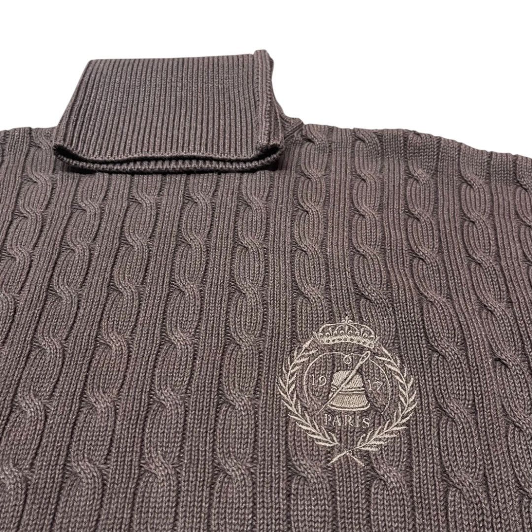 Balenciaga Balenciaga Destroyed Turtleneck Knit Sweater Size US L / EU 52-54 / 3 - 6 Thumbnail