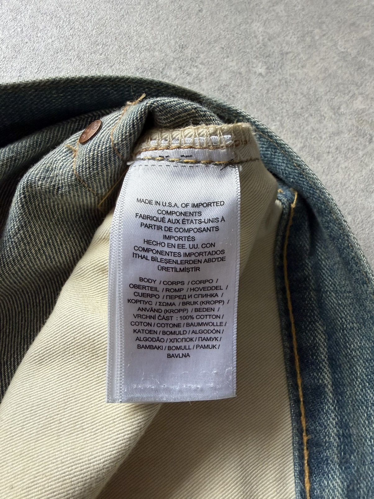 RRL Ralph Lauren Vintage Jeans Double Ralph Lauren Japan Selvedge Denim rare Size US 36 / EU 52 - 8 Thumbnail