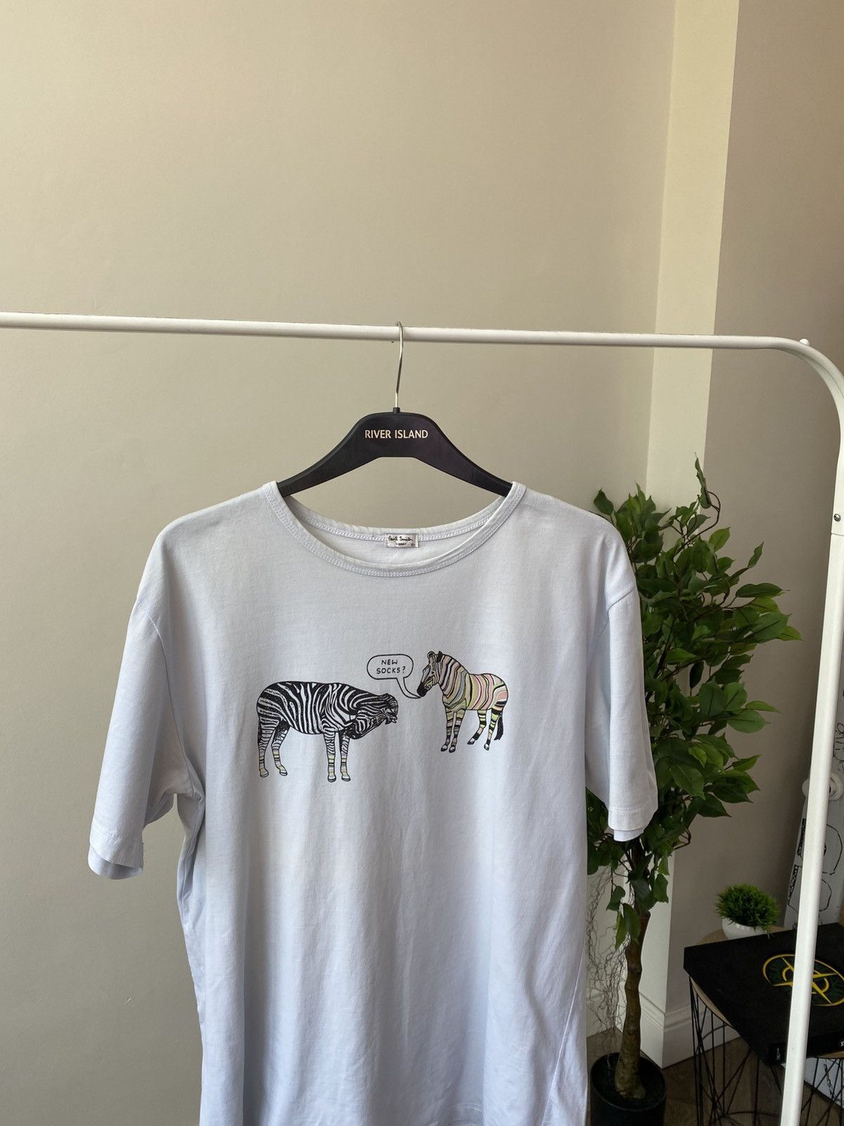 Designer × Paul Smith × Vintage Vintage Paul Smith Zebras Tee Size US M / EU 48-50 / 2 - 5 Thumbnail
