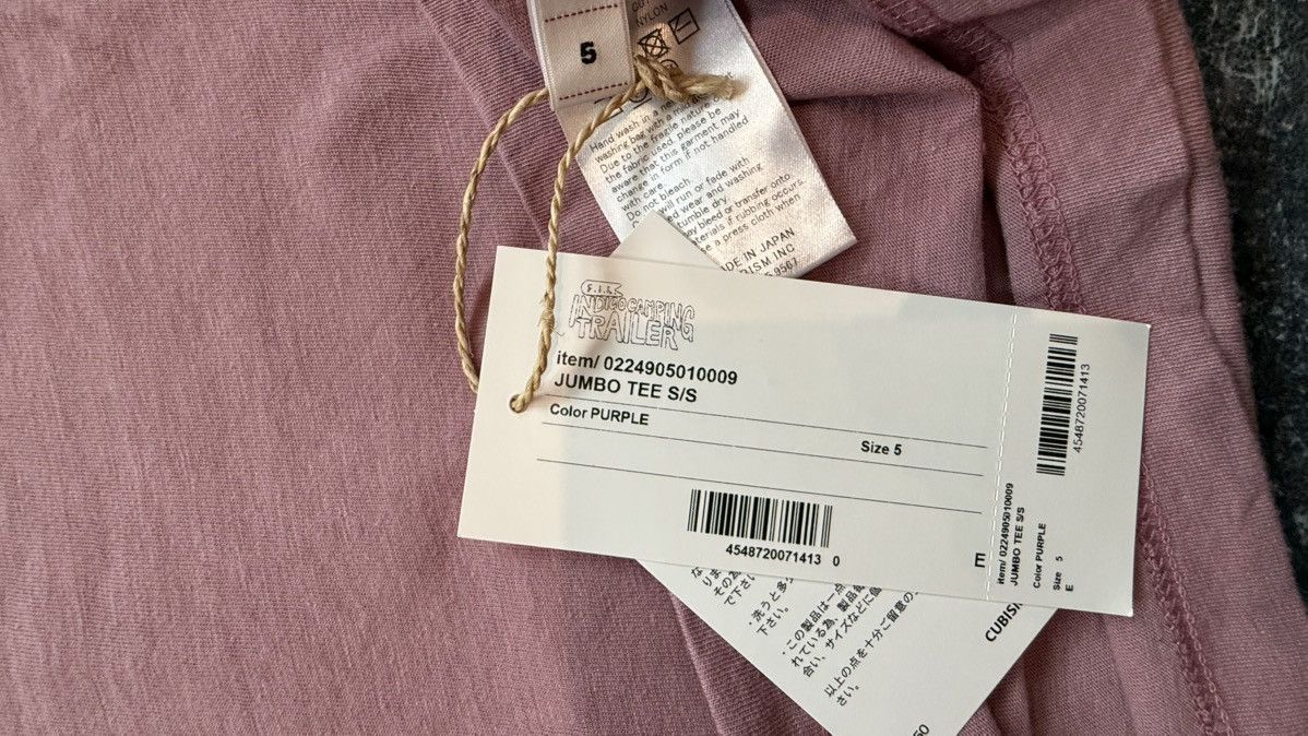 Visvim Brand New Visvim I.C.T Tee Purple Size 5 Size US XXL / EU 58 / 5 - 4 Thumbnail