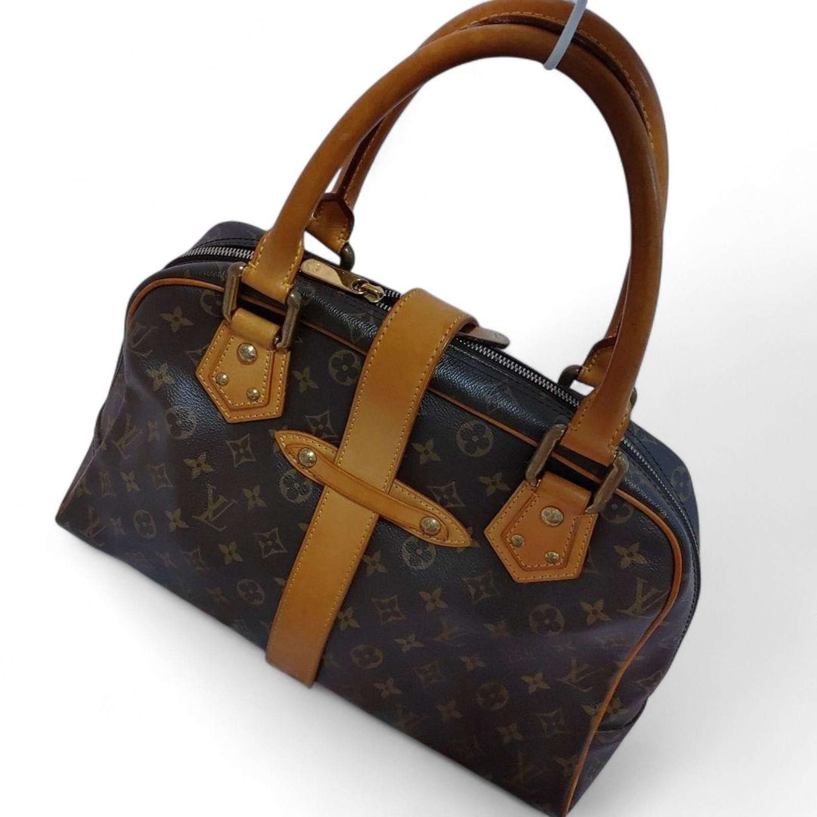 Louis Vuitton Louis Vuitton - Manhattan Monogram Canvas Handbag Leather Size ONE SIZE - 3 Thumbnail