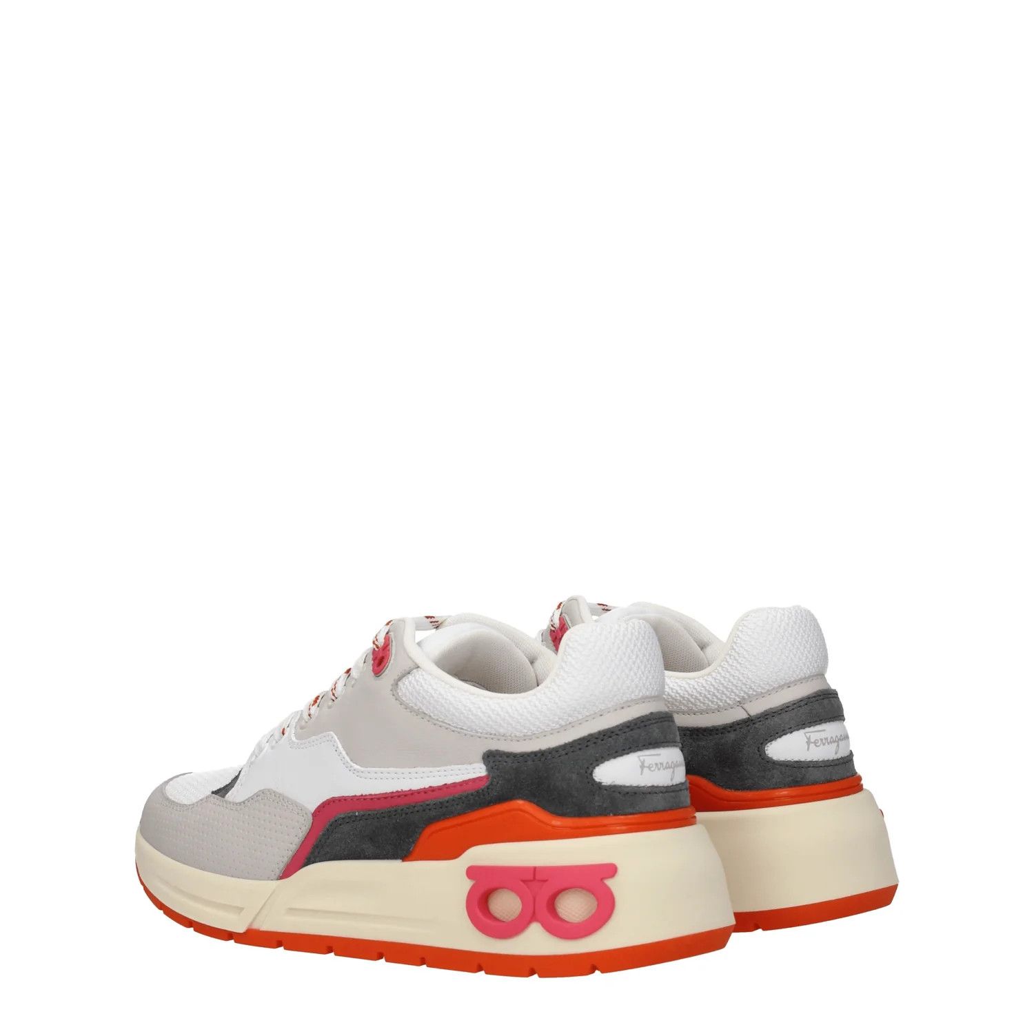 Salvatore Ferragamo ob1o1e1224 Leather Sneakers in Multicolor Size US 5.5 / IT 35.5 - 4 Thumbnail