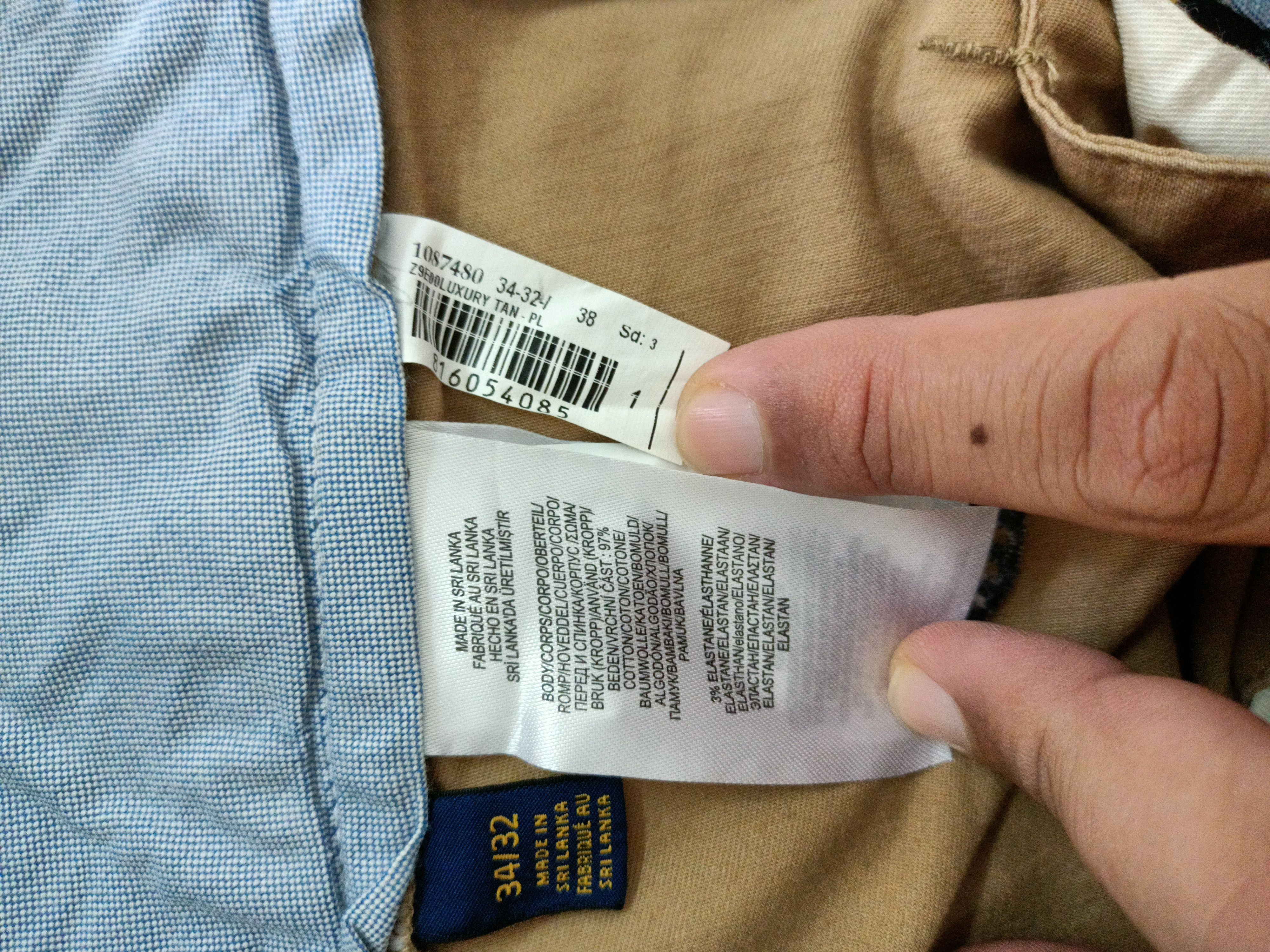 Polo Ralph Lauren Polo Ralph Lauren Chino Stretch Straight Fit Size US 36 / EU 52 - 11 Thumbnail