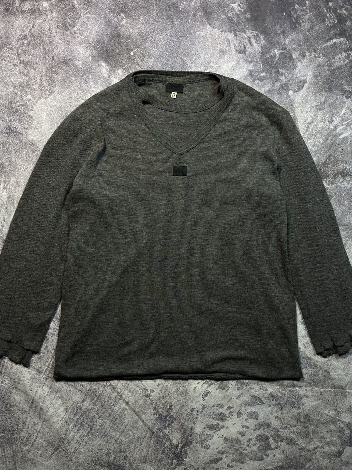 Dolce & Gabbana Dolce & Gabbana Double Long Sleeve Sweater Vintage Archiv Size US L / EU 52-54 / 3 - 1 Thumbnail