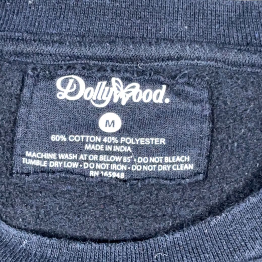 Vintage Dollywood Sweater Adult MEDIUM Blue Sweatshirt Tennessee Park Country Music Size US M / EU 48-50 / 2 - 5 Thumbnail