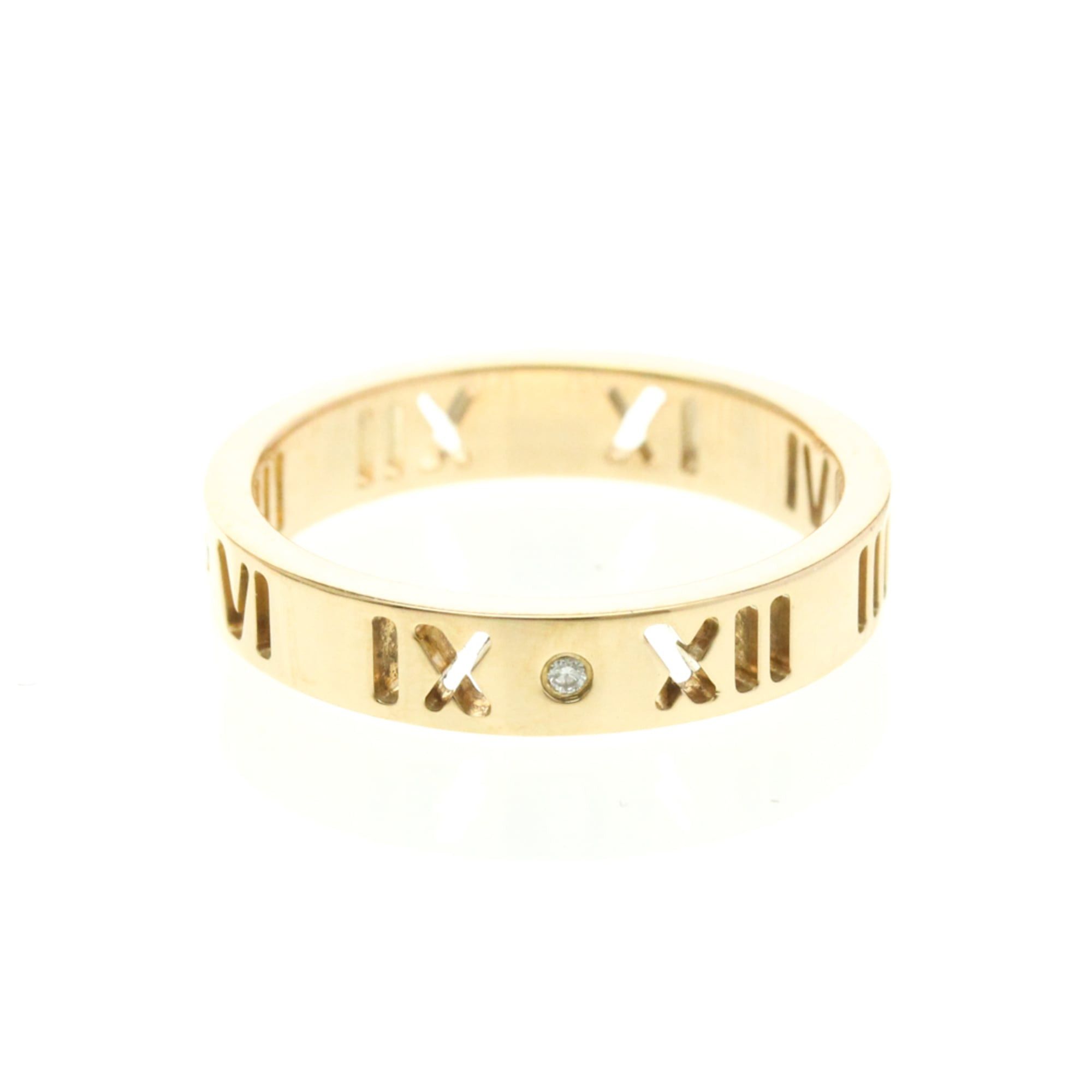 Tiffany & Co. Tiffany & Co. Atlas Pierced 18K Rose Gold and Diamonds Size ONE SIZE - 1 Thumbnail