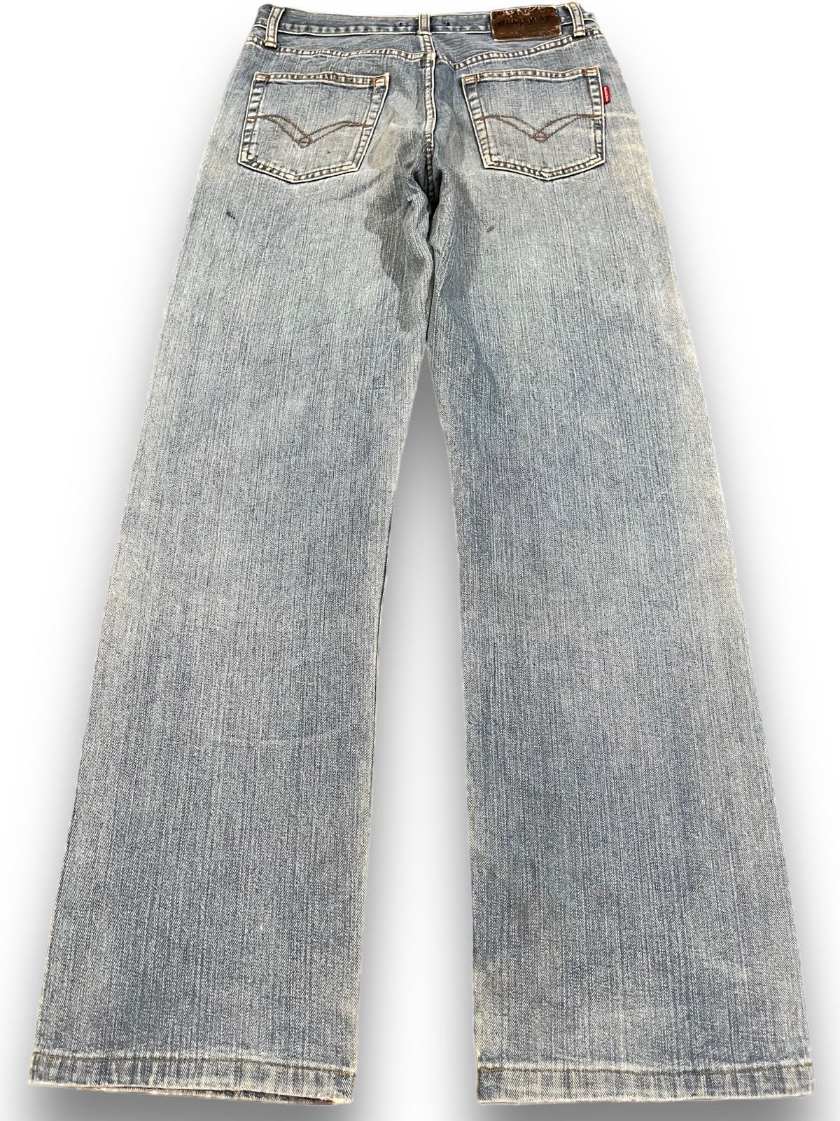 Blue Blue Japan × Japanese Brand Vintage Blue Way Distressed Denim Size US 31 - 4 Thumbnail