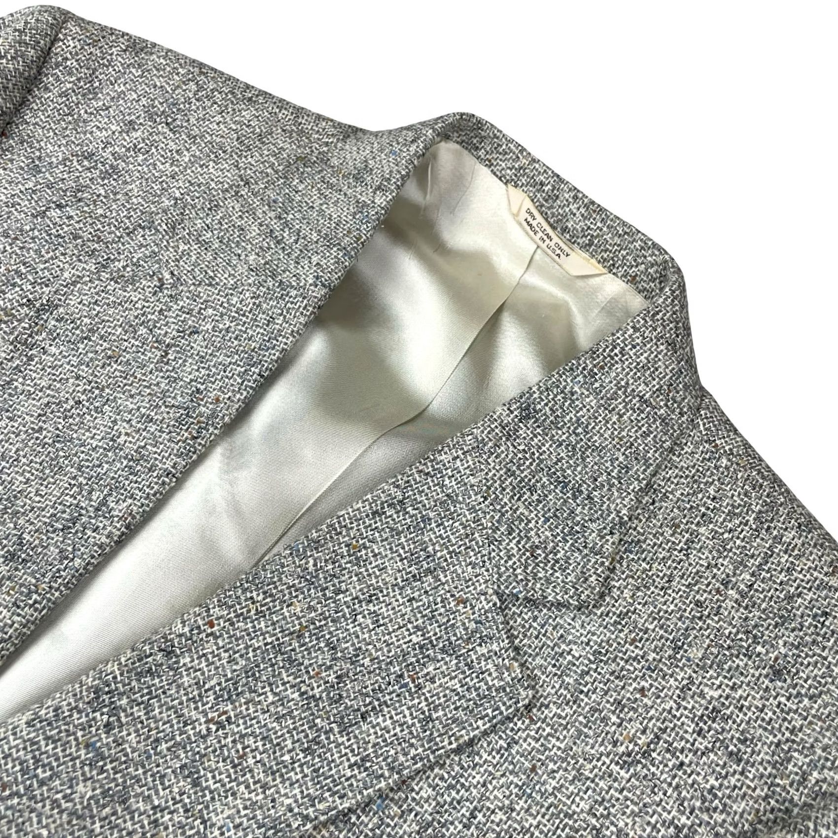 Vintage VINTAGE Sheplers Western Cowboy Tweed Blazer Gray 42R Men’s USA Size 42R - 2 Thumbnail