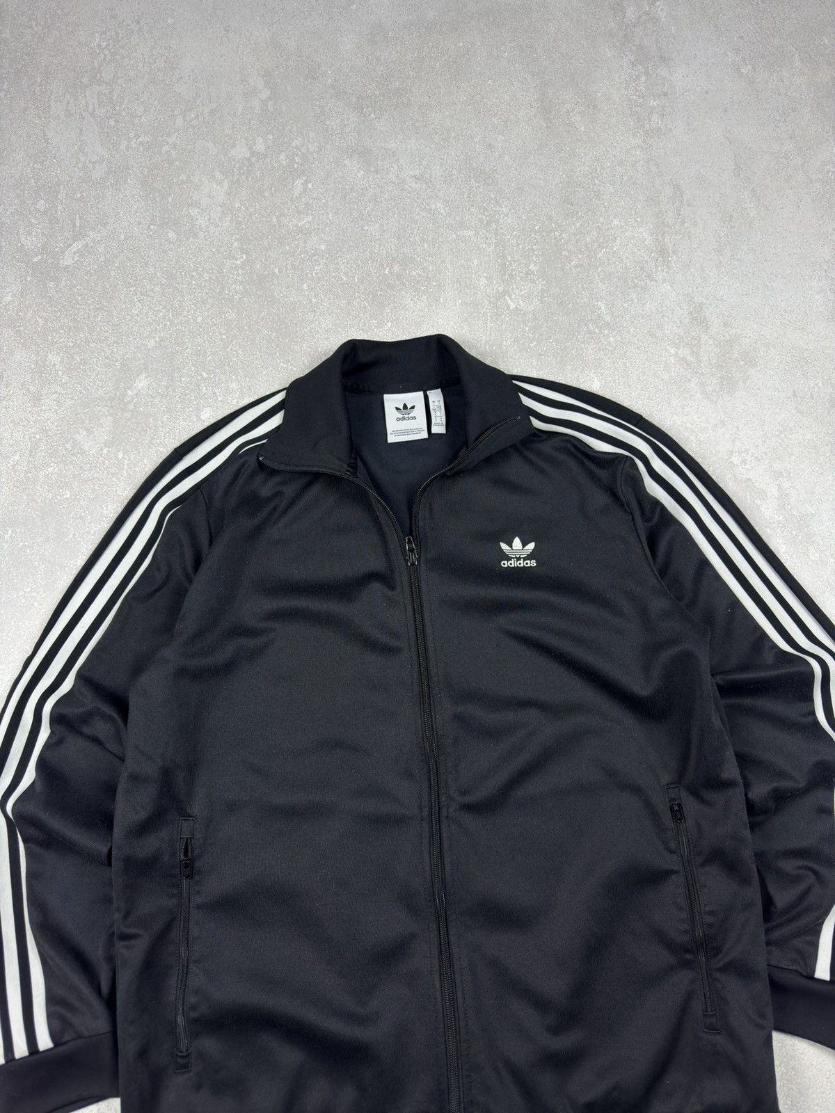 Adidas Adidas Black Classic Olympic Zip Track Top Jacket Y2k Size US L / EU 52-54 / 3 - 4 Thumbnail