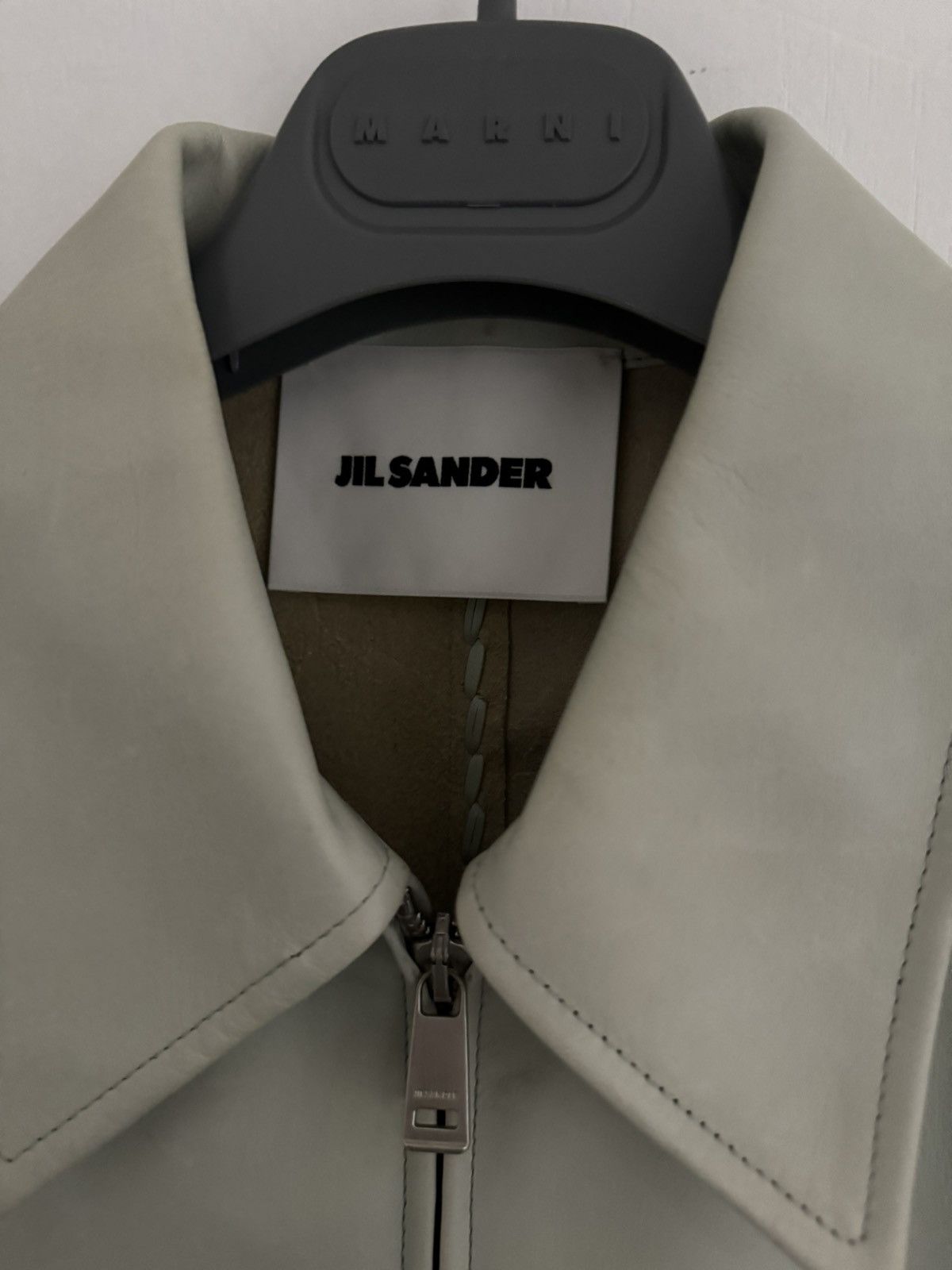 Jil Sander Jil Sander Leather Short Sleeves Zip Up Shirt Size US M / EU 48-50 / 2 - 3 Thumbnail