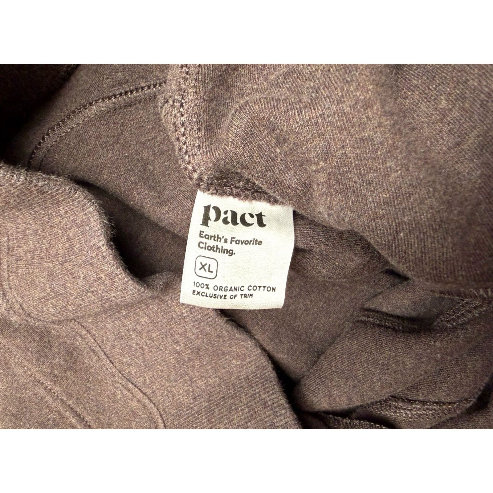 Vintage Pact Organic Cotton Airplane Tapered Leg Pant Chocolate Heather Women’s XL Pants Regular Womens Size 40" / US 18 - 6 Thumbnail