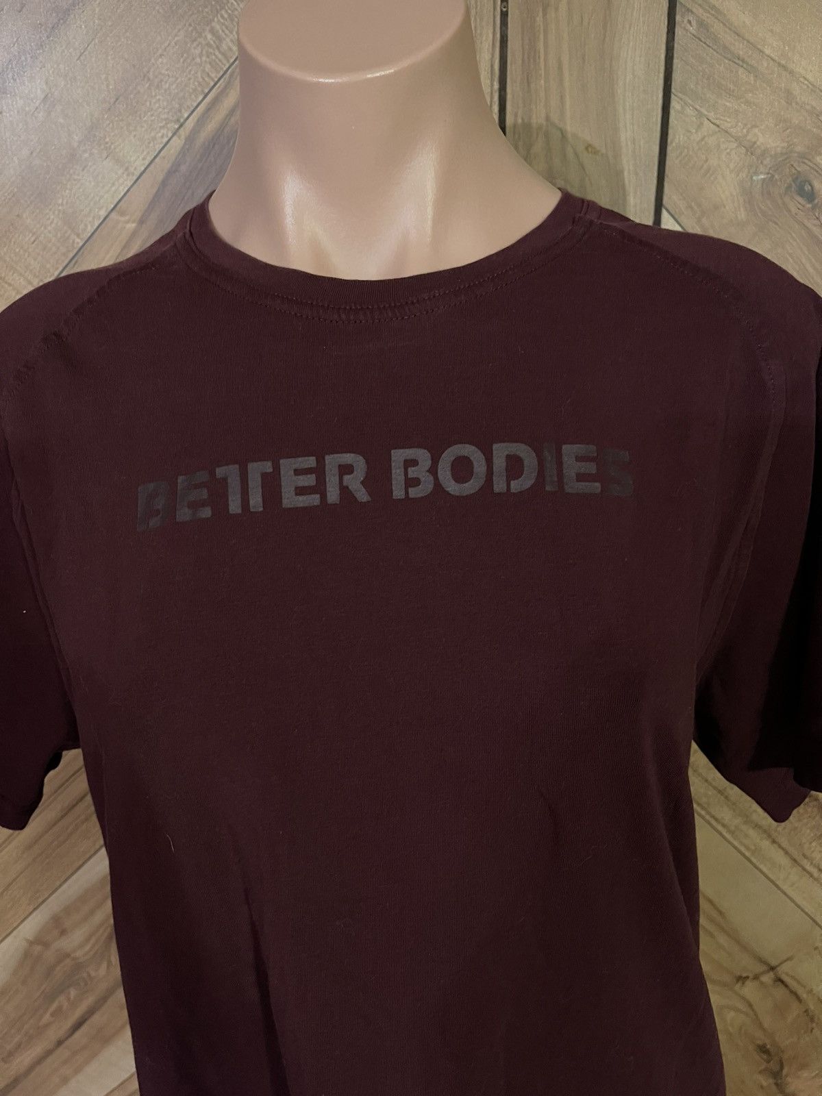 Other Better Bodies Men’s Large Burgundy Gym Tapered Tee Size US L / EU 52-54 / 3 - 3 Thumbnail