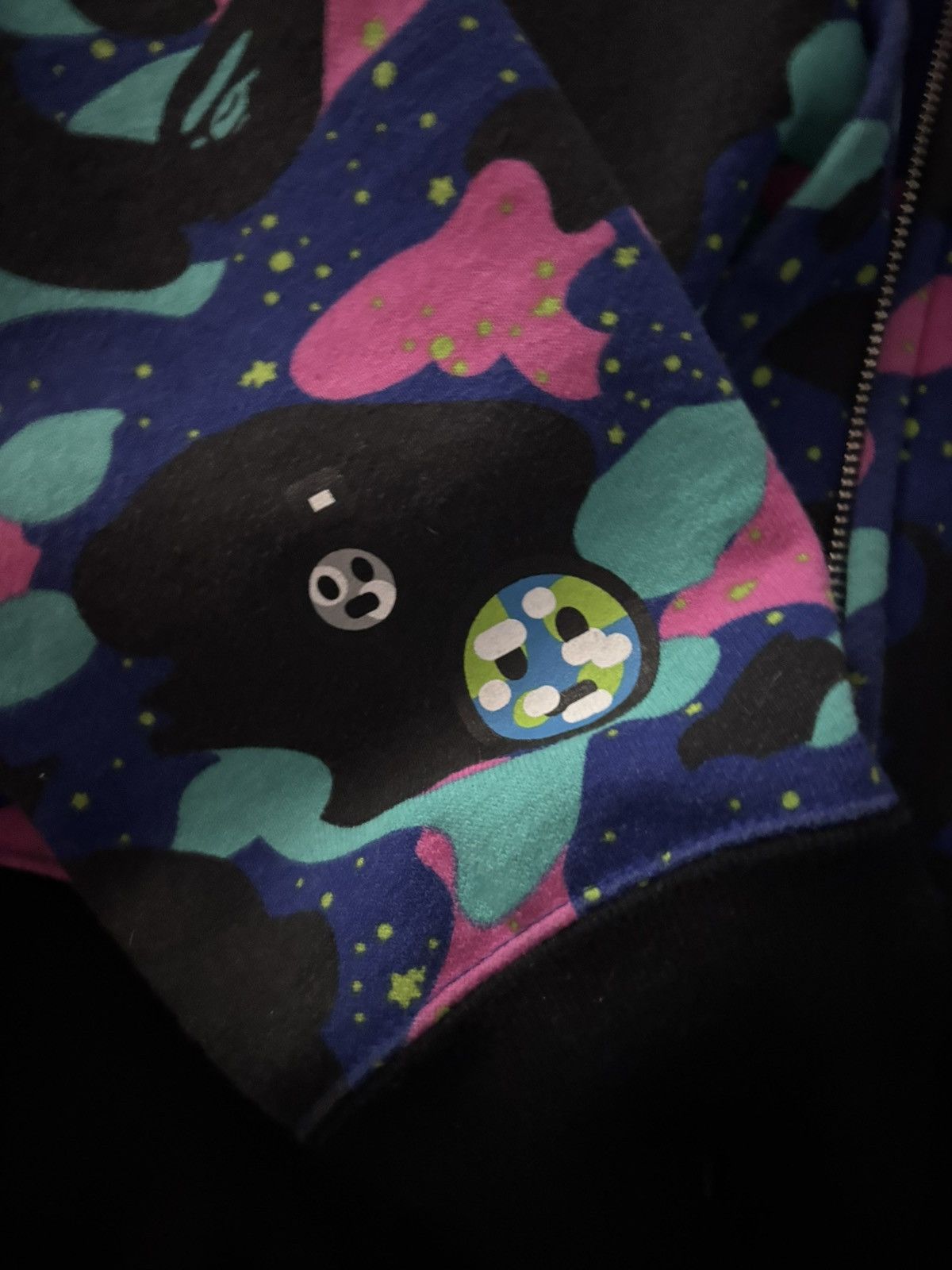 Bape Bape x Kid Cudi Shark Hoodie Size US L / EU 52-54 / 3 - 4 Thumbnail