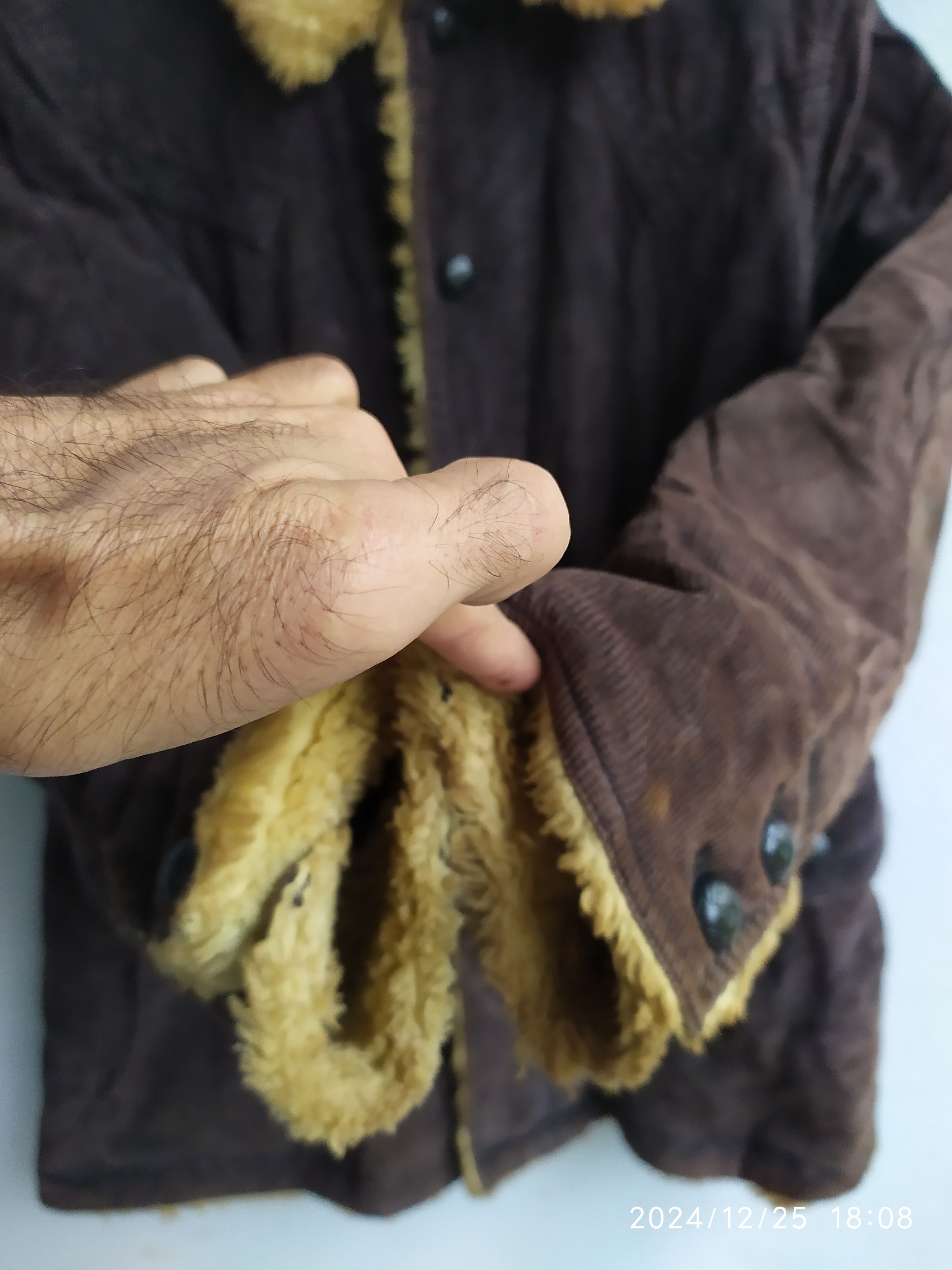 If Six Was Nine × Japanese Brand × Le Grande Bleu (L.G.B.) Japanese Brand Curduroy Fur Faded Jacket Size US M / EU 48-50 / 2 - 3 Thumbnail