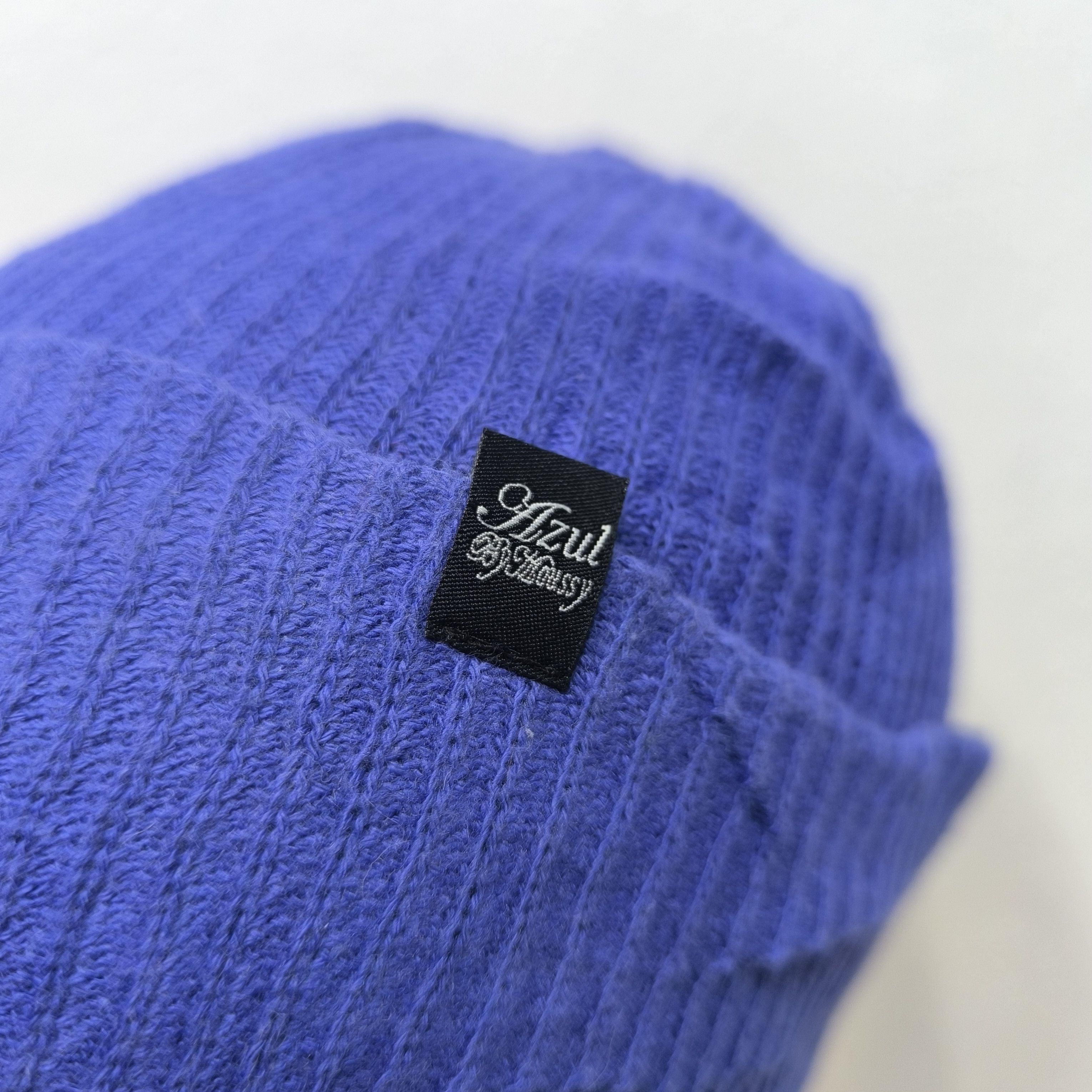 MOUSSY 💥 Azul by moussy japan patch short beanie hat Size ONE SIZE - 3 Thumbnail