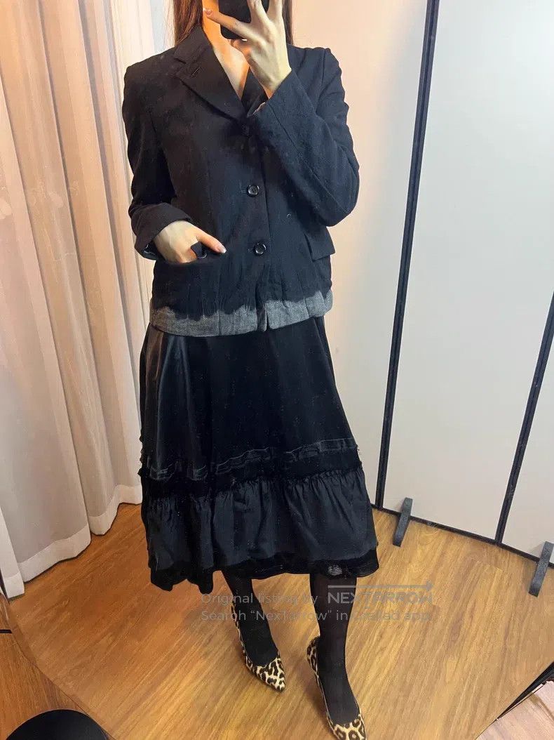 Comme des Garcons Comme Des Garcons Faded Wool Suit Jacket Size XS / US 0-2 / IT 36-38 - 8 Thumbnail