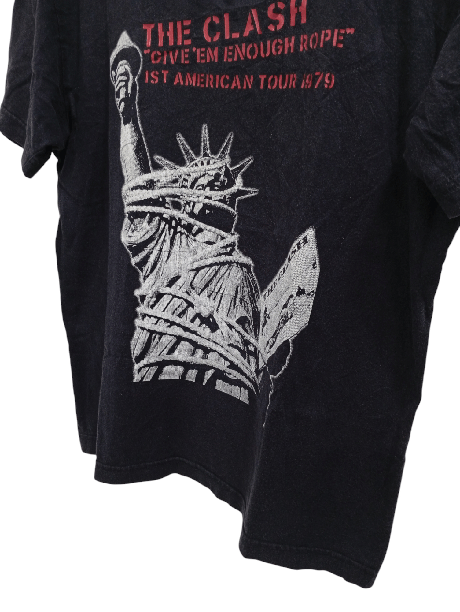 Band Tees × Vintage 🔥🔥The Clash Give'Em Enough Rope 1st American Tour 1979 Tee Size US M / EU 48-50 / 2 - 10 Thumbnail
