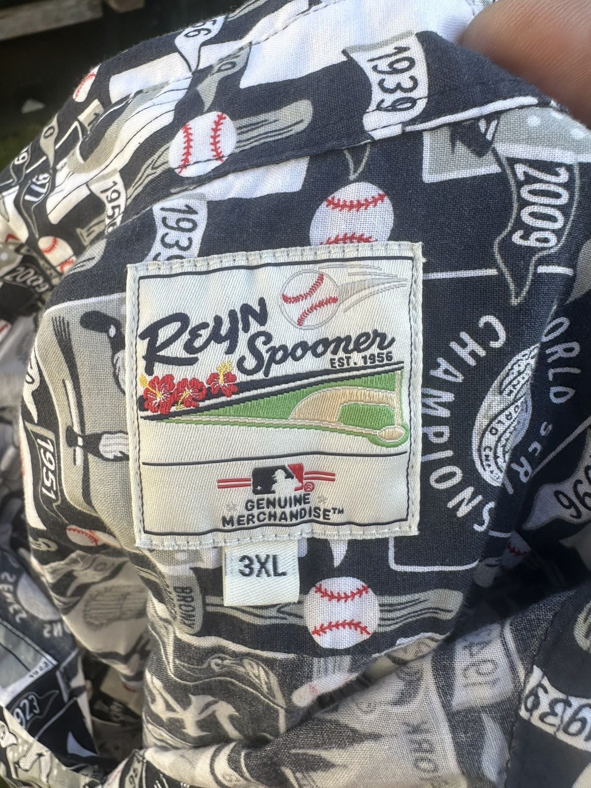 Reyn Spooner Reyn Spooner Navy New York Yankees Champions Men's 3XL Size US XXL / EU 58 / 5 - 4 Thumbnail
