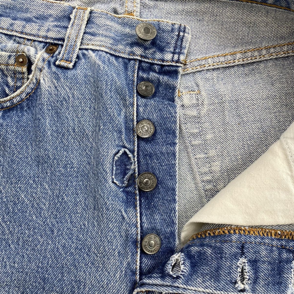 Levi's Vintage Clothing 🇺🇸1990s Vintage Levis 501 USA 30x33 #501 Blue Jeans Size US 29 - 11 Thumbnail