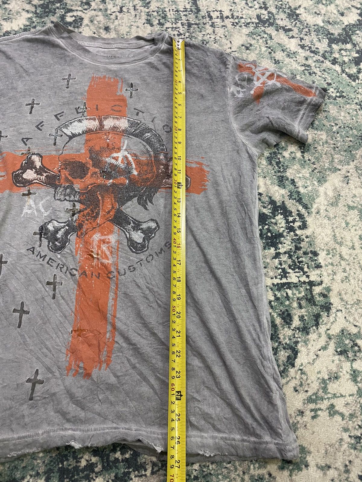 Affliction Affliction Anarchy Logo American Custom Made In Usa Size US M / EU 48-50 / 2 - 12 Thumbnail