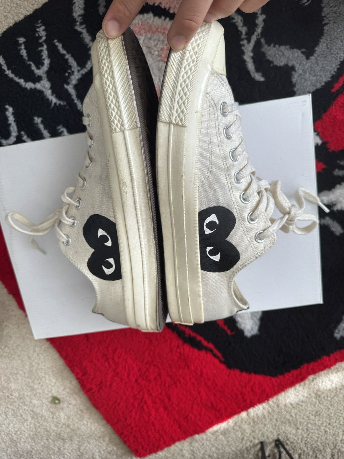 Comme des Garcons Custom Comme Des Garcon Converse Authentic Size US 9 / EU 42 - 3 Thumbnail